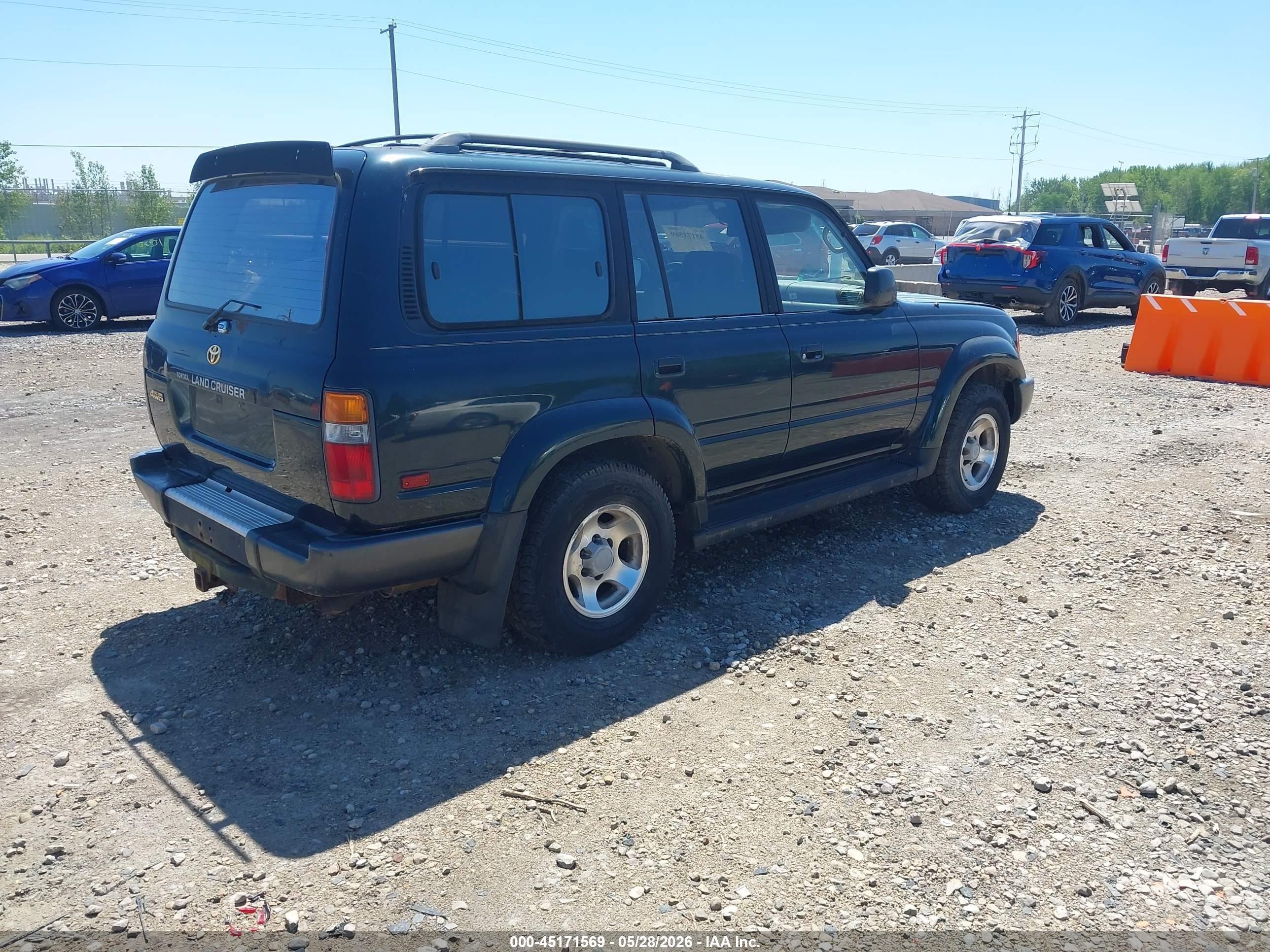 1997 Toyota Land Cruiser   Green vin: JT3HJ85JXV0179689