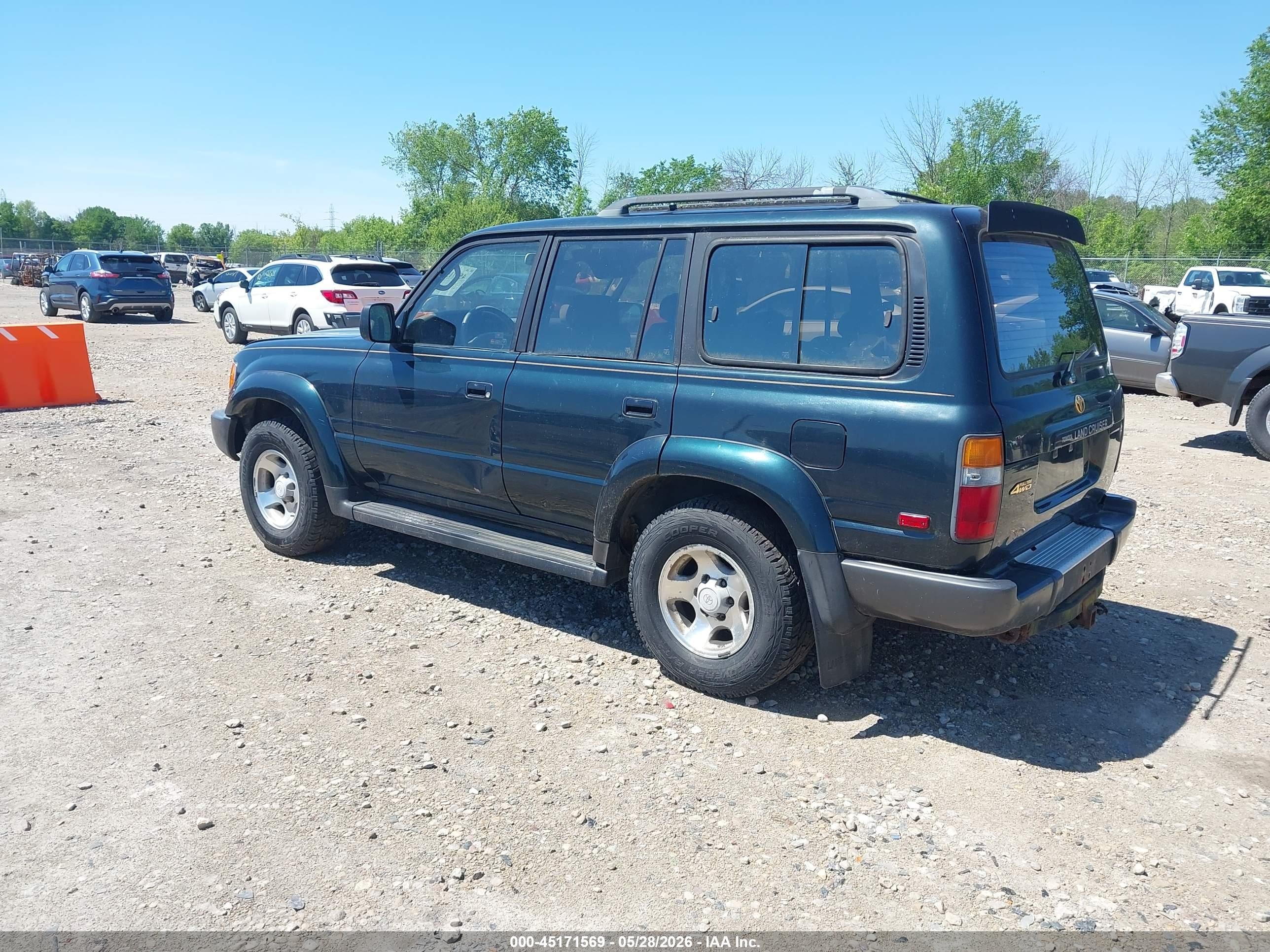 1997 Toyota Land Cruiser   Green vin: JT3HJ85JXV0179689