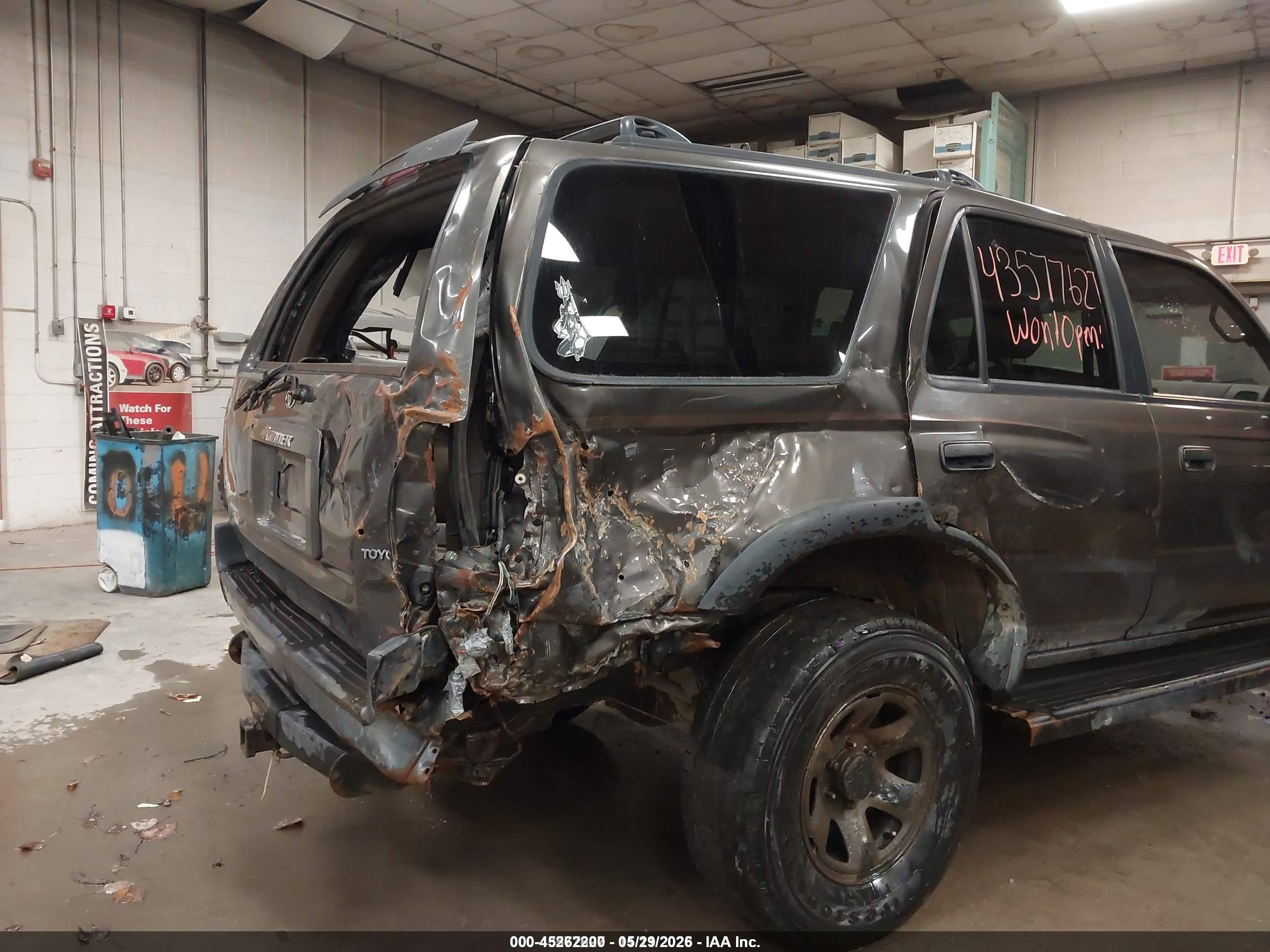 1997 Toyota 4runner   Gray vin: JT3HM84R0V0024731