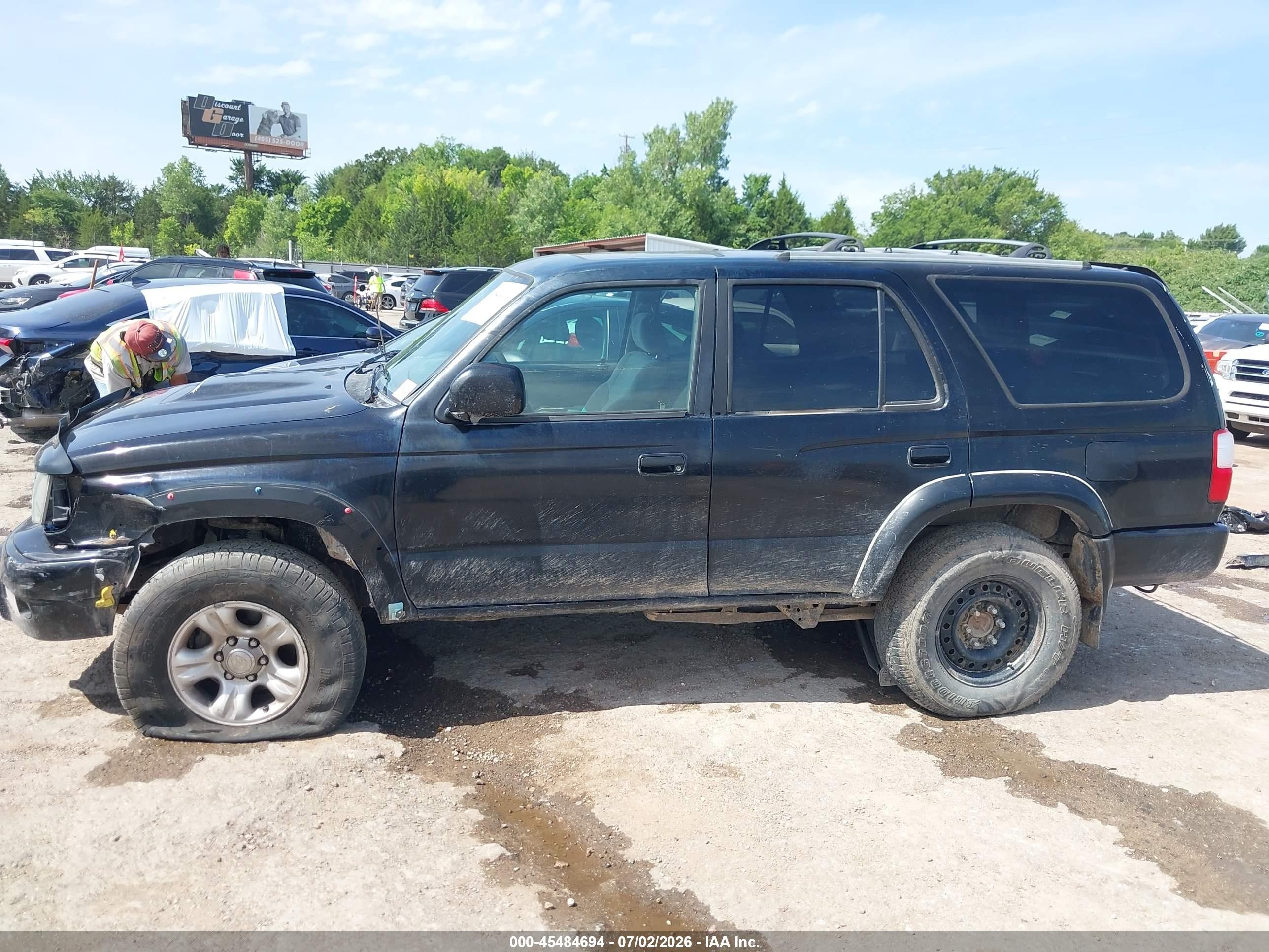 2001 Toyota 4runner Sr5 V6 Black vin: JT3HN86R010332230