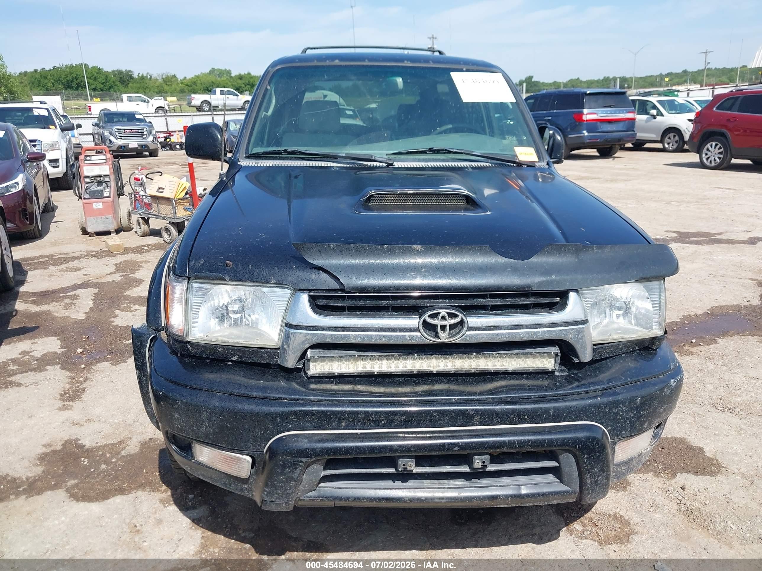 2001 Toyota 4runner Sr5 V6 Black vin: JT3HN86R010332230