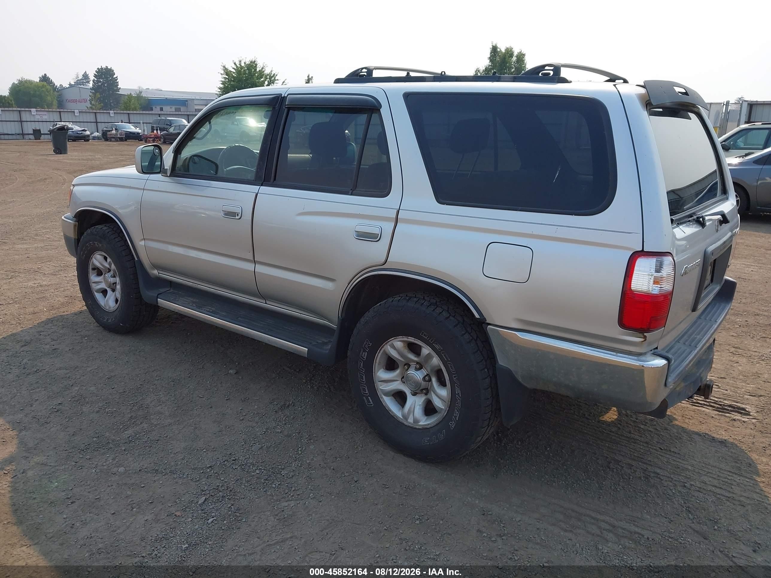 2001 Toyota 4runner Sr5 V6 Silver vin: JT3HN86R010336309
