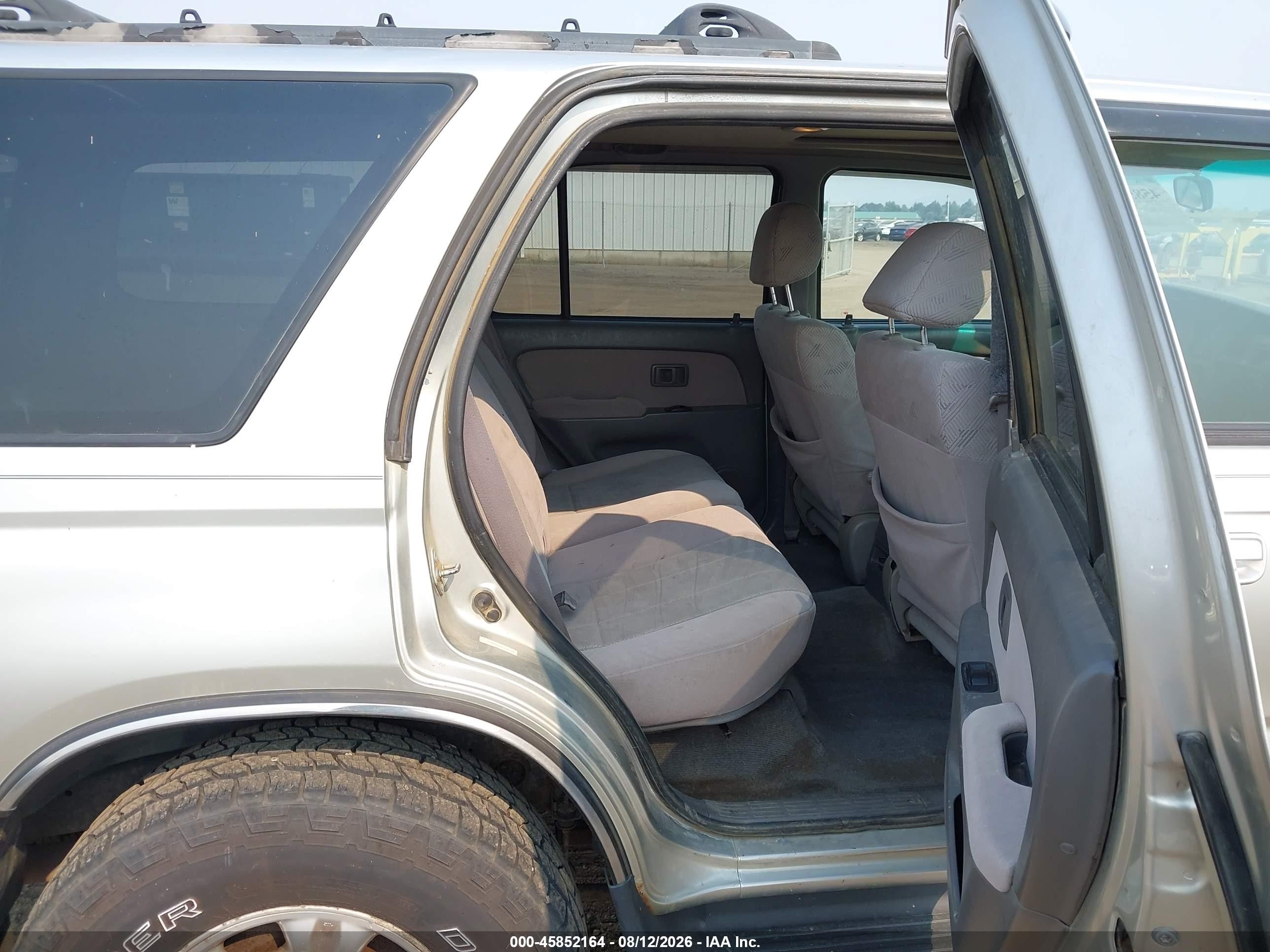 2001 Toyota 4runner Sr5 V6 Silver vin: JT3HN86R010336309