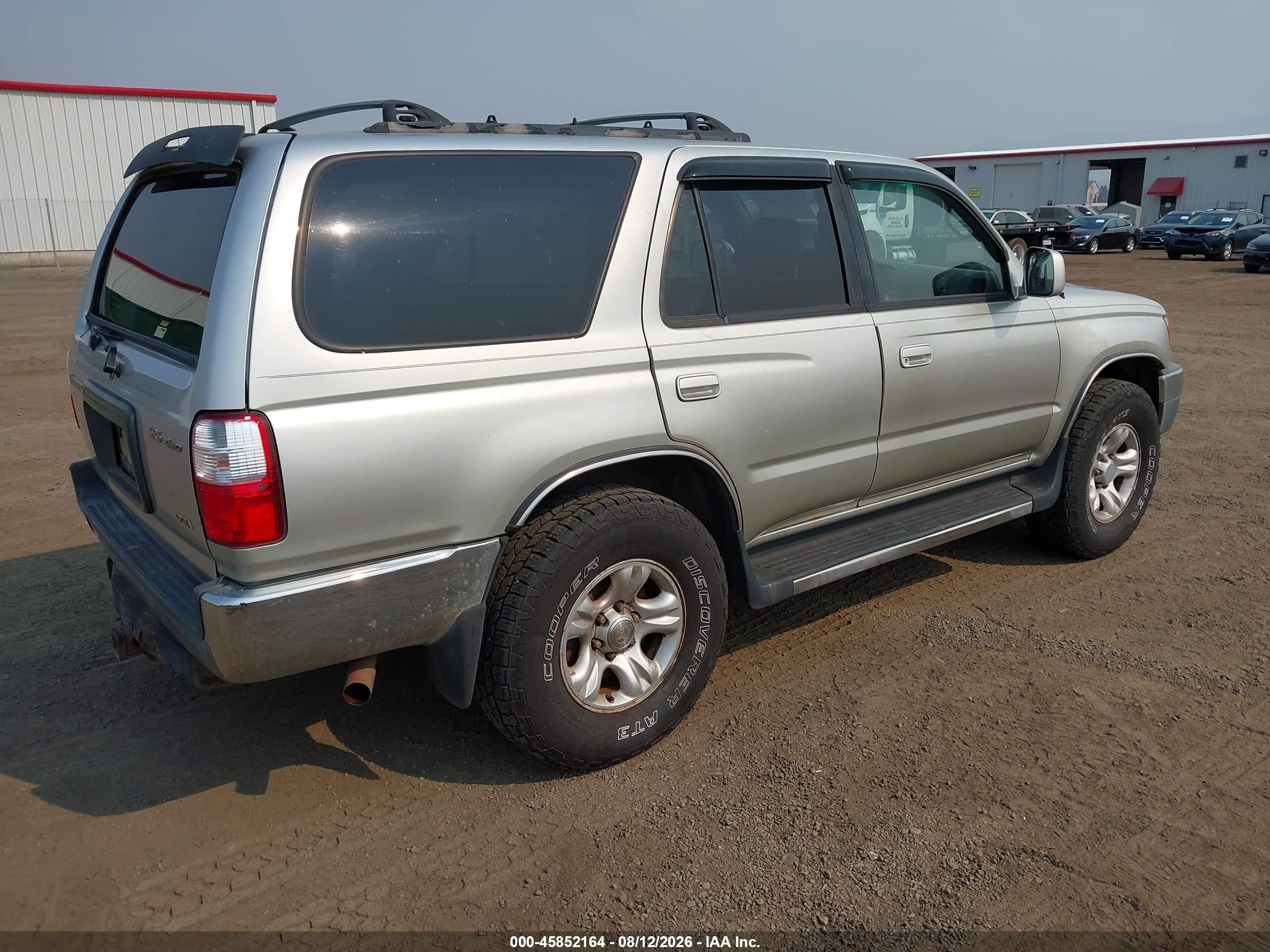 2001 Toyota 4runner Sr5 V6 Silver vin: JT3HN86R010336309