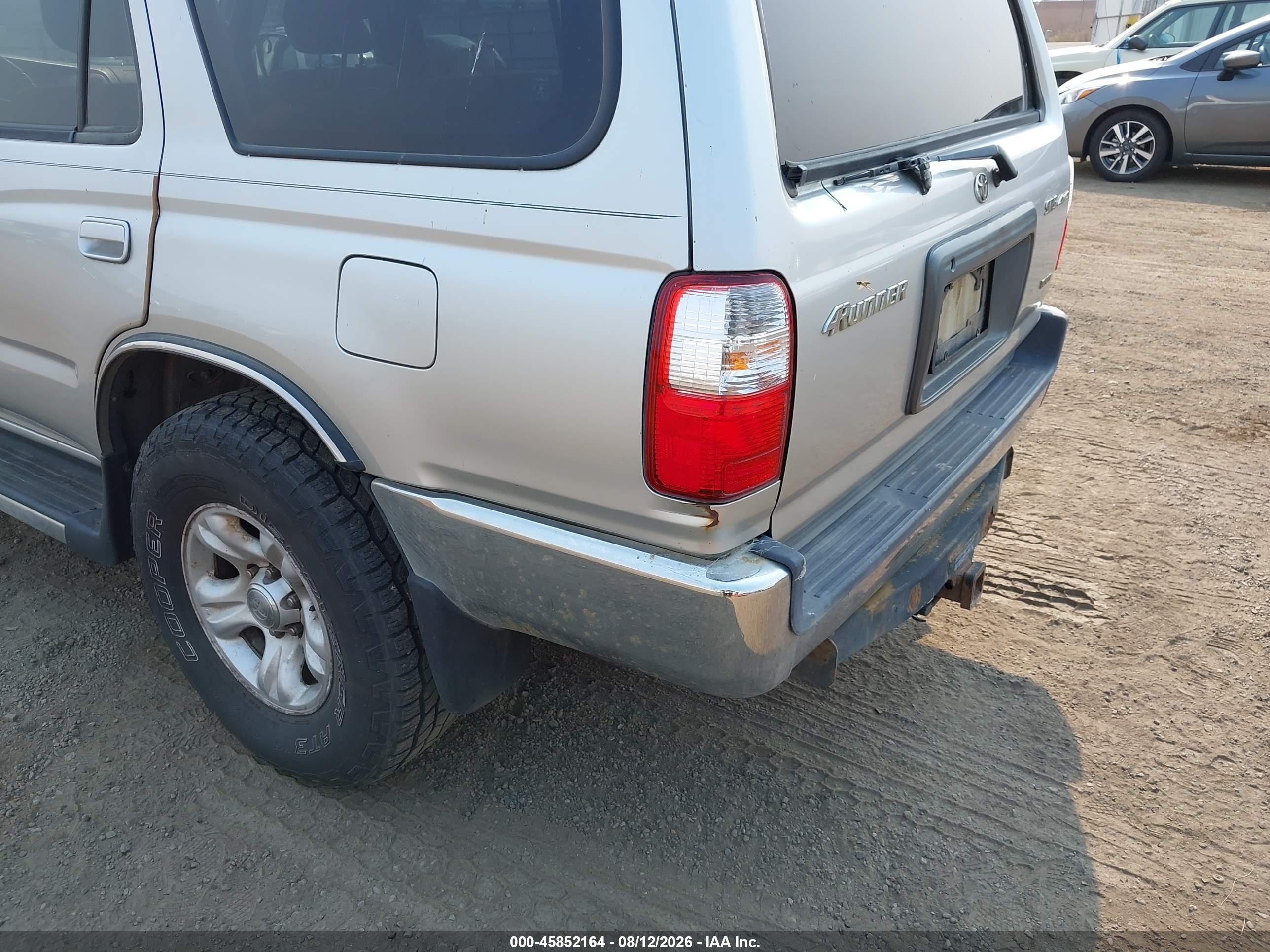 2001 Toyota 4runner Sr5 V6 Silver vin: JT3HN86R010336309