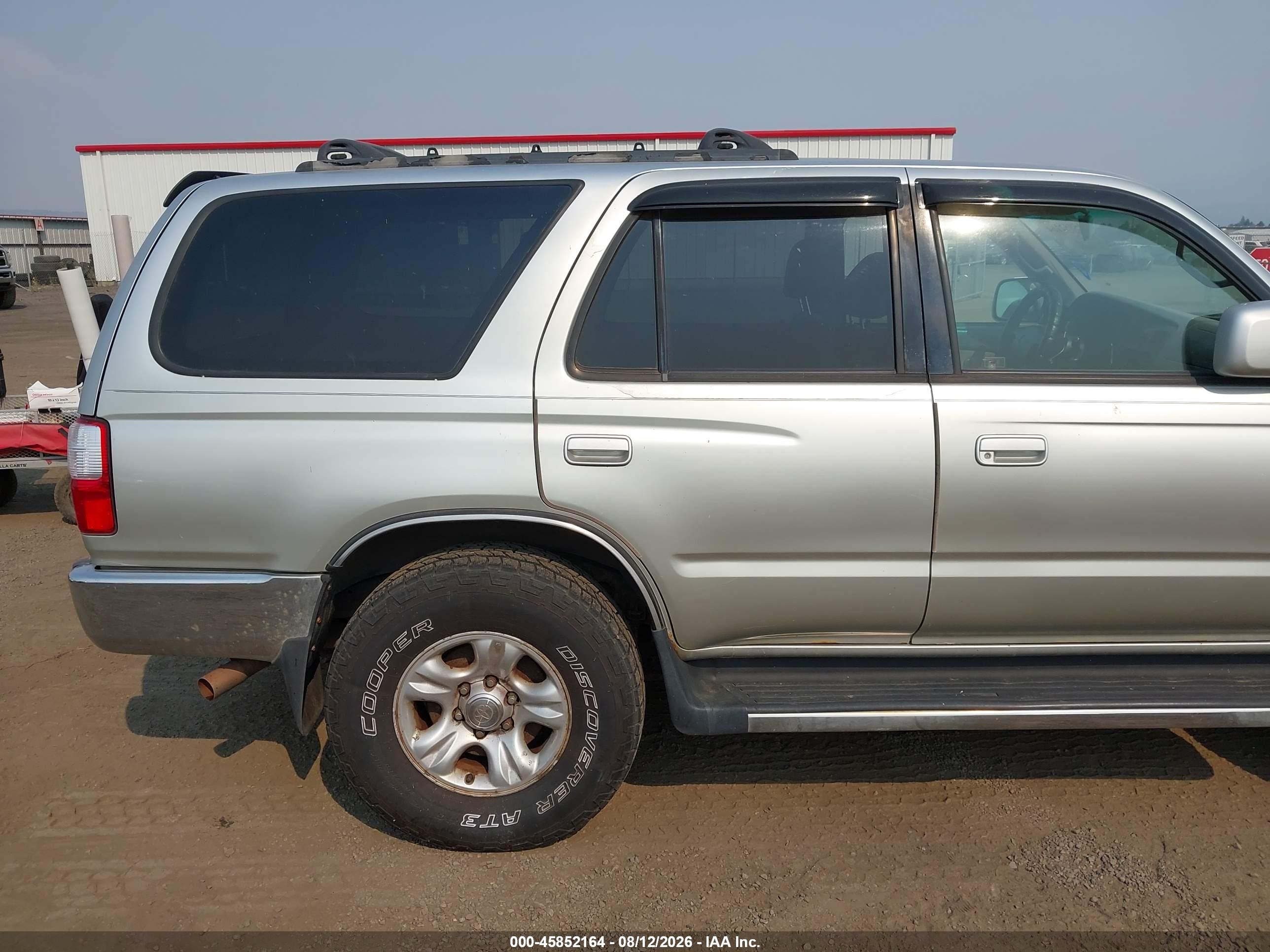 2001 Toyota 4runner Sr5 V6 Silver vin: JT3HN86R010336309