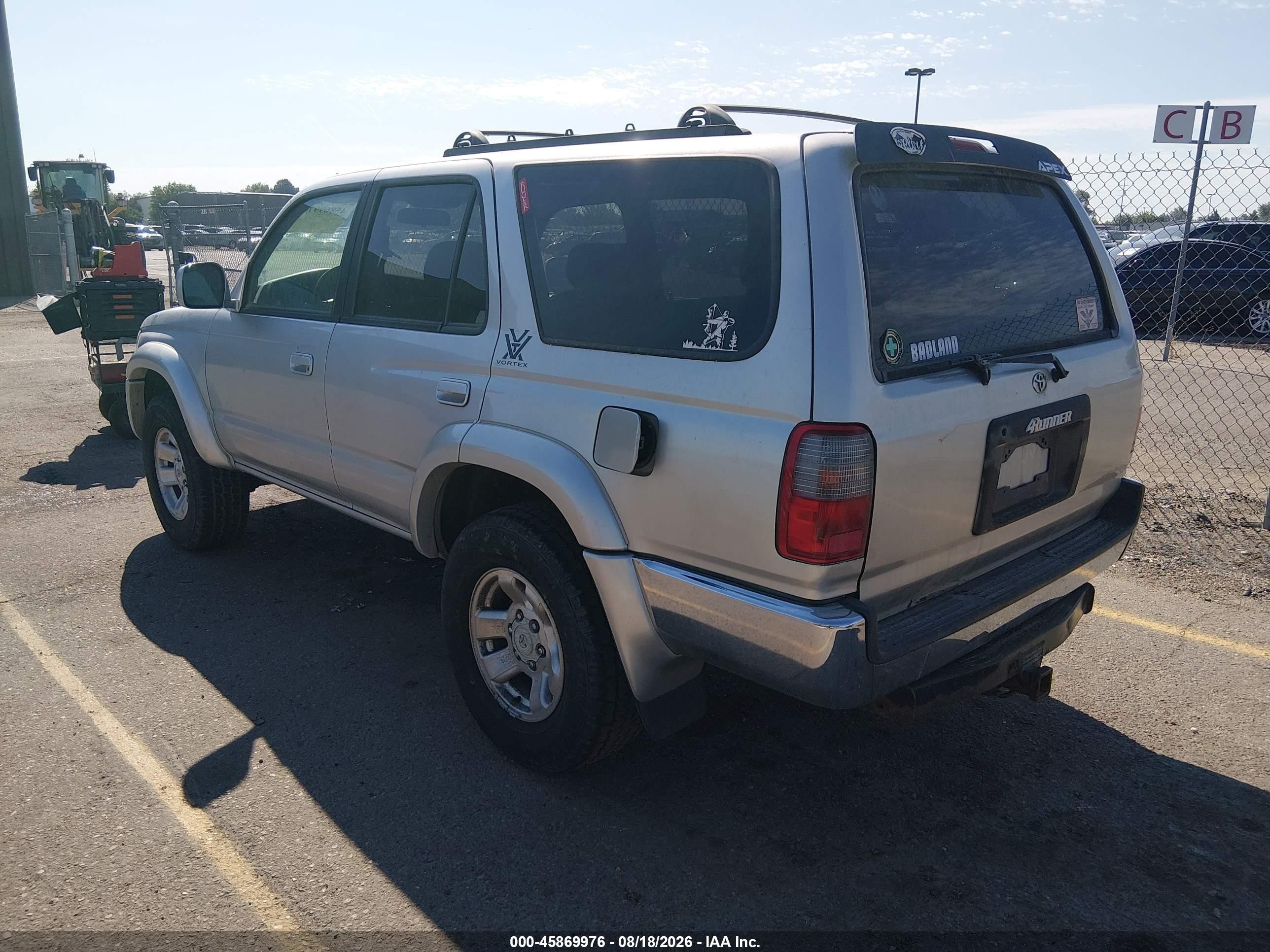 2001 Toyota 4runner Sr5 V6 Gray vin: JT3HN86R010352803