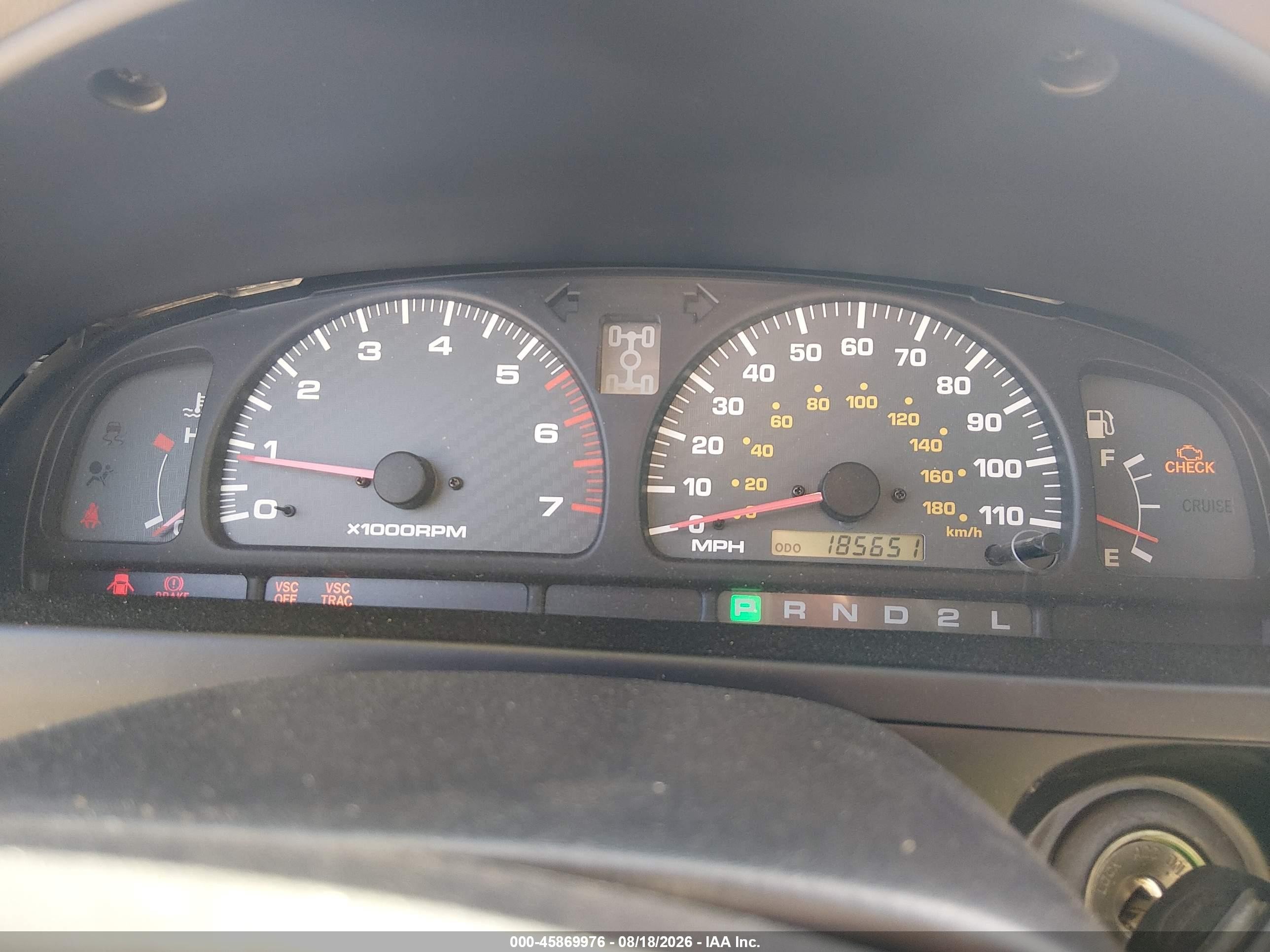 2001 Toyota 4runner Sr5 V6 Gray vin: JT3HN86R010352803