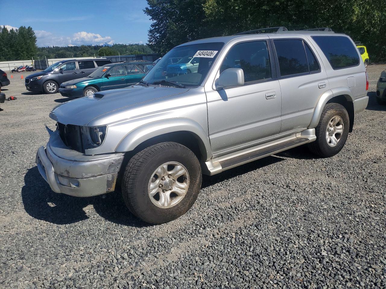 2001 Toyota 4runner Sr5 Silver vin: JT3HN86R010358326