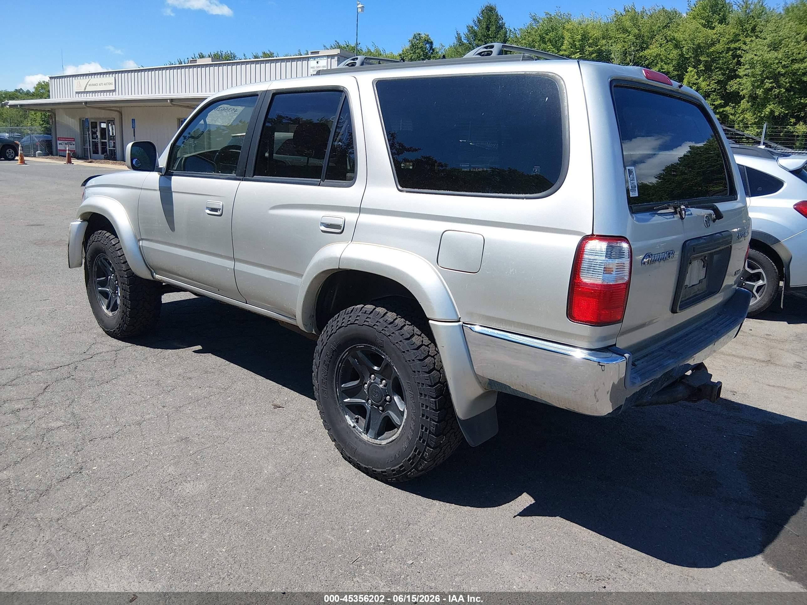2001 Toyota 4runner Sr5 V6 Silver vin: JT3HN86R019053856
