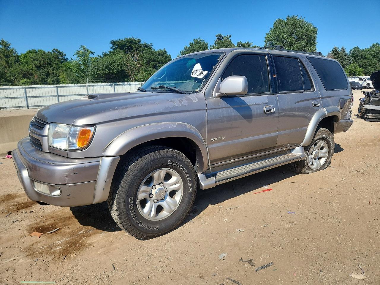 2002 Toyota 4runner Sr5 Silver vin: JT3HN86R020370655