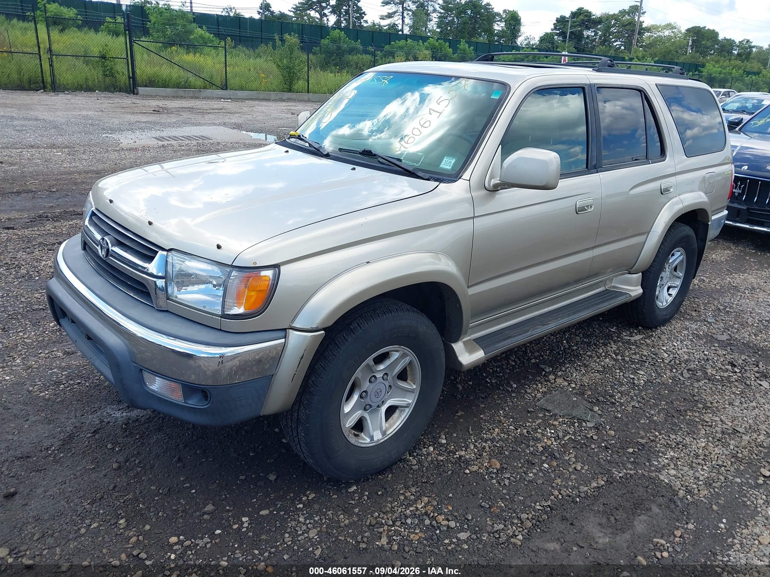 2002 Toyota 4runner Sr5 V6 Gold vin: JT3HN86R020379422