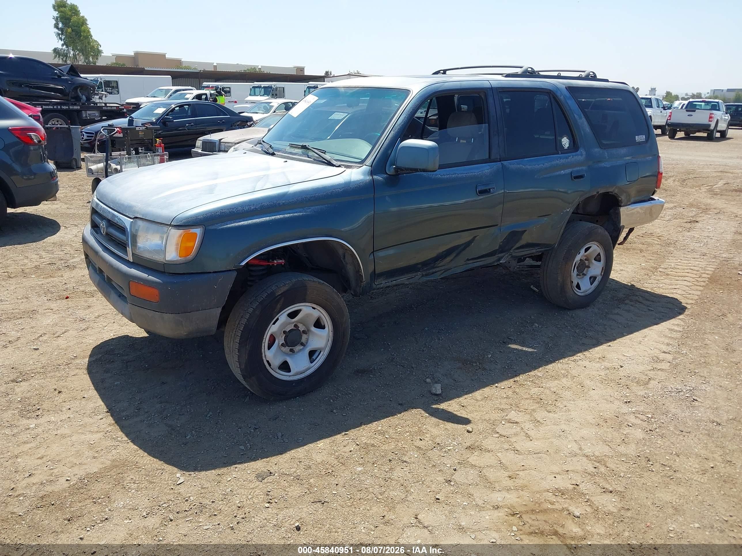 1996 Toyota 4runner Sr5 Green vin: JT3HN86R0T0050382