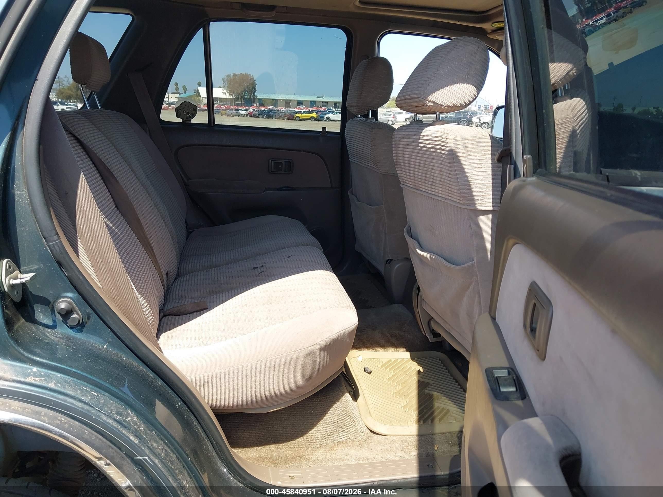 1996 Toyota 4runner Sr5 Green vin: JT3HN86R0T0050382