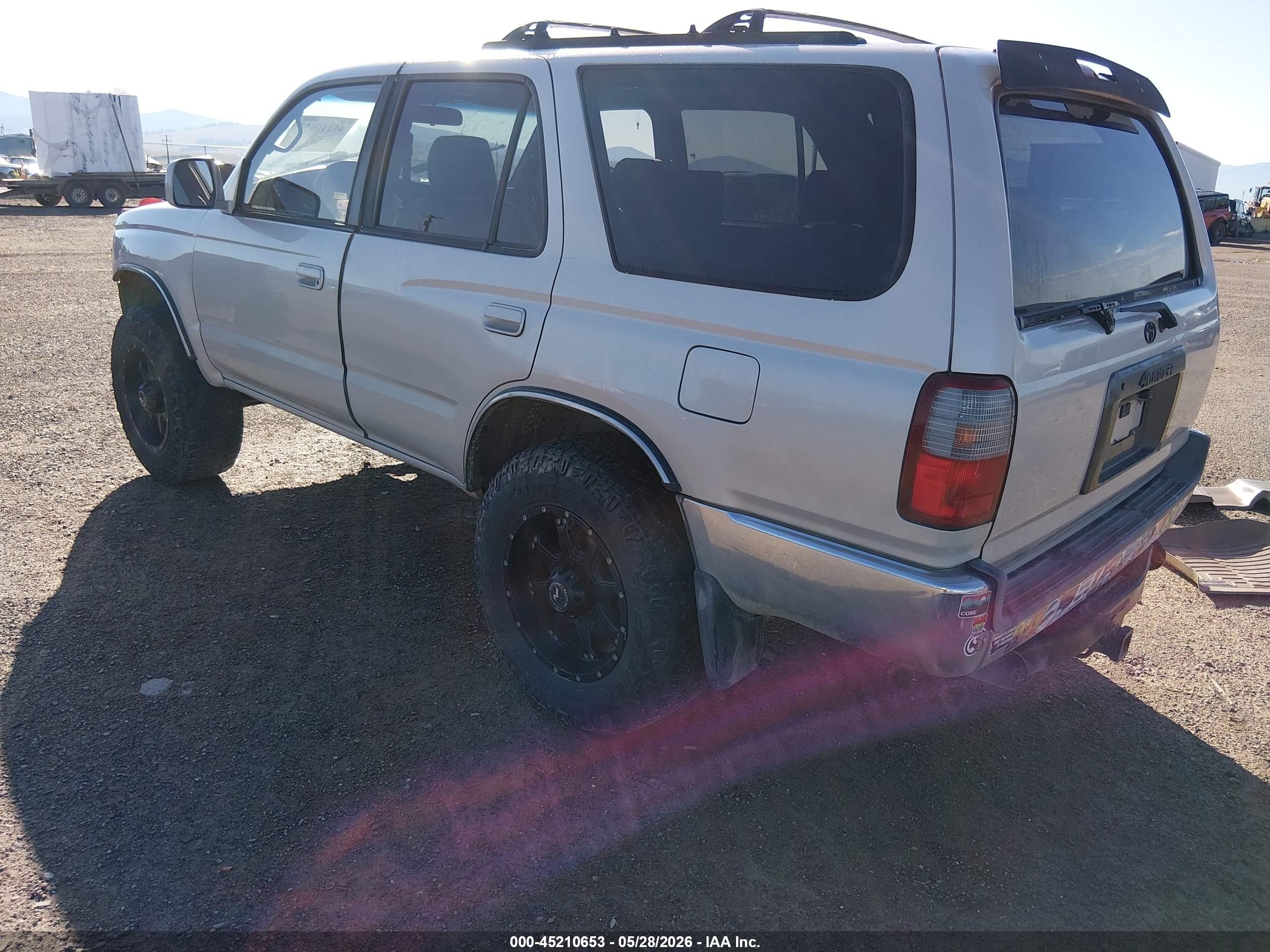 1997 Toyota 4runner Sr5 V6 Silver vin: JT3HN86R0V0084616