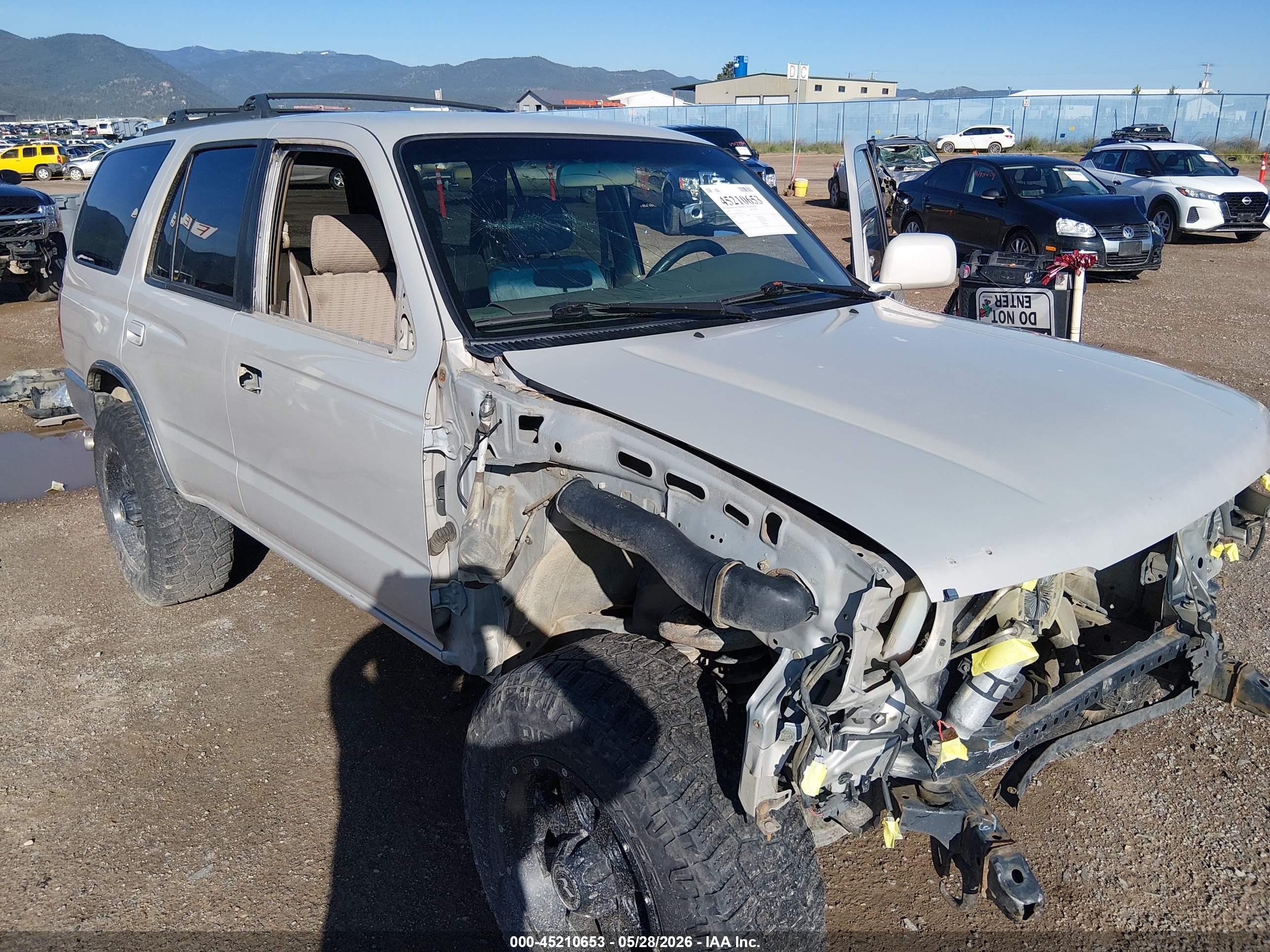1997 Toyota 4runner Sr5 V6 Silver vin: JT3HN86R0V0084616