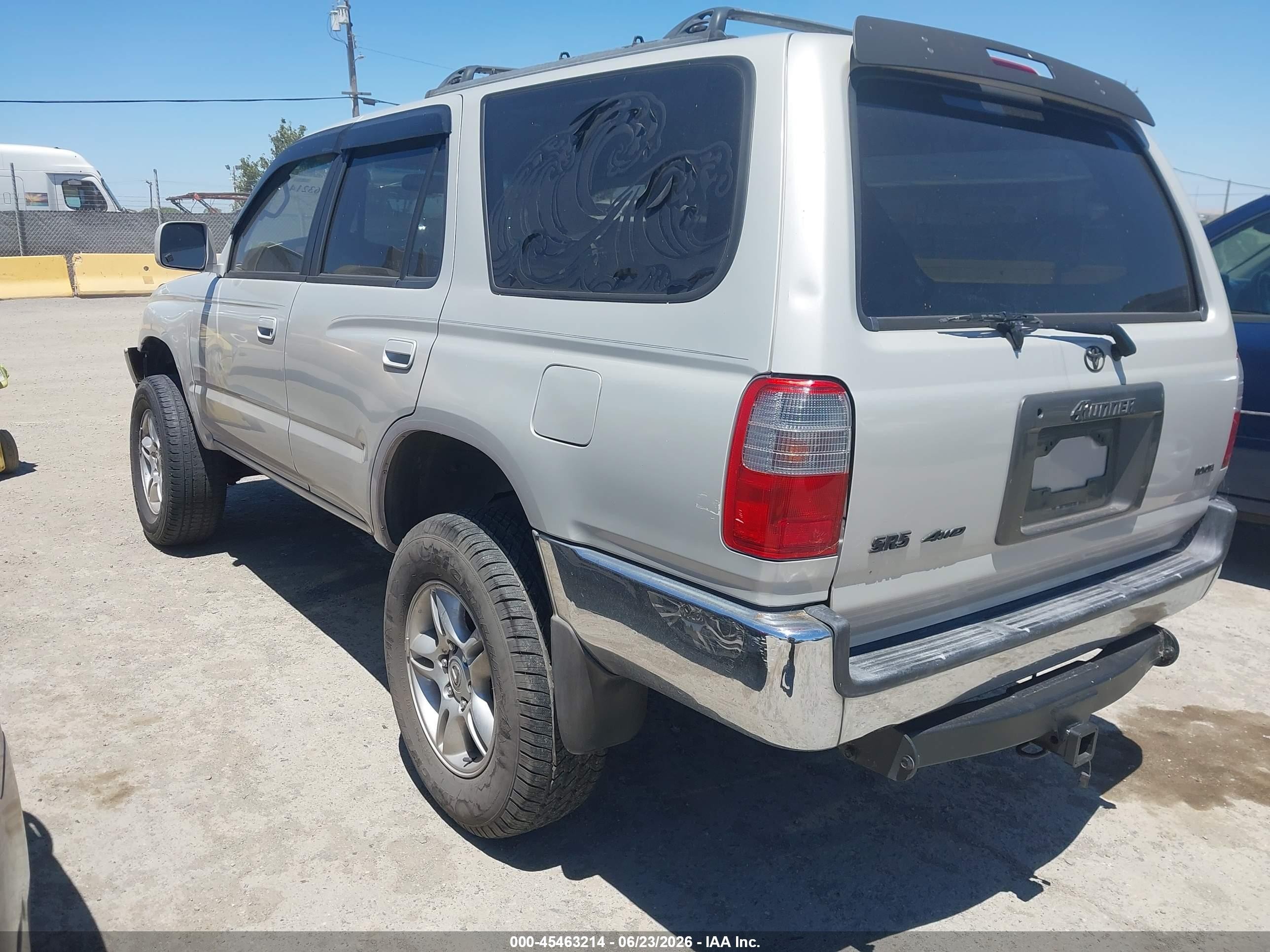 1997 Toyota 4runner Sr5 V6 Silver vin: JT3HN86R0V0107621