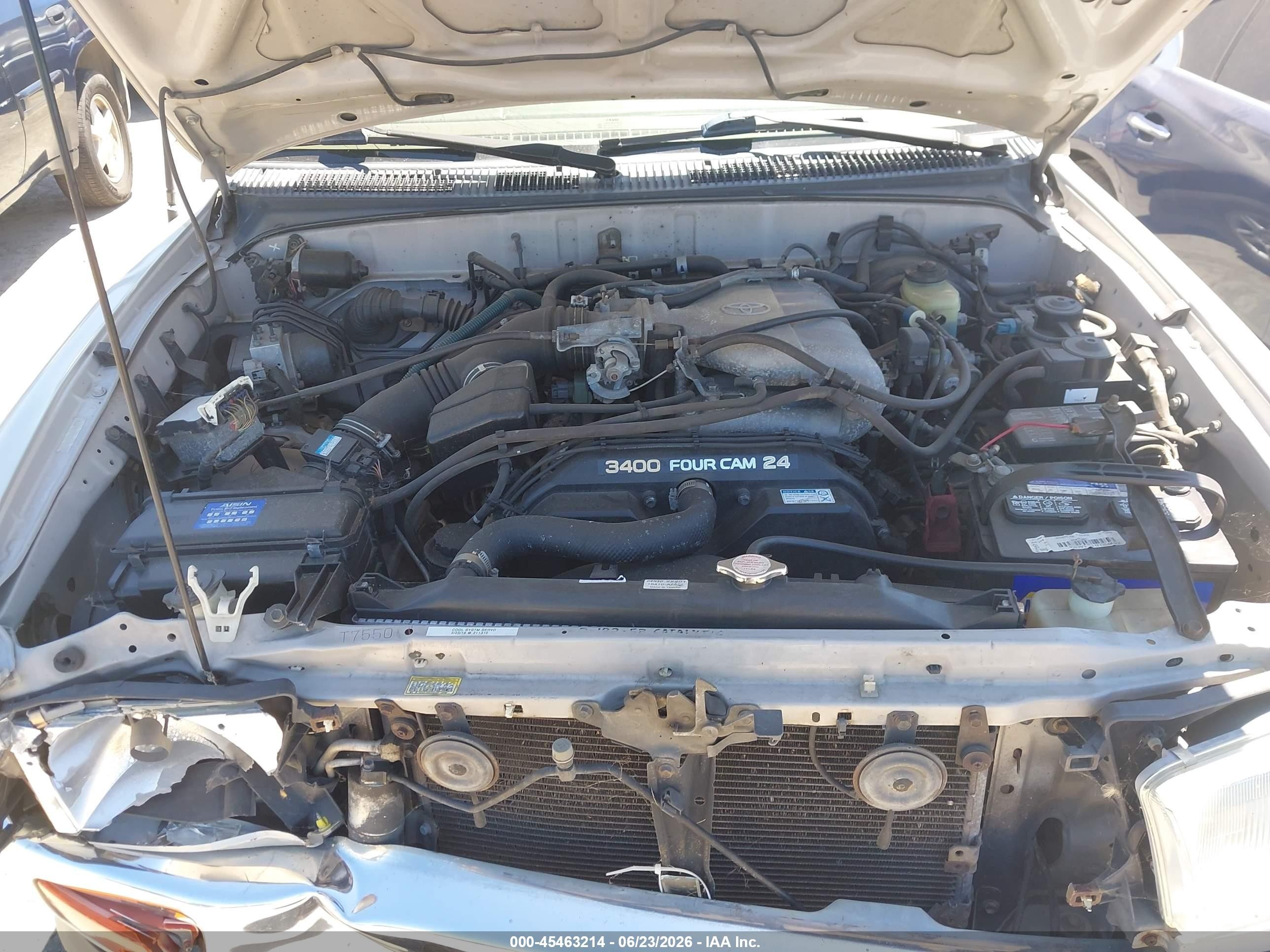 1997 Toyota 4runner Sr5 V6 Silver vin: JT3HN86R0V0107621