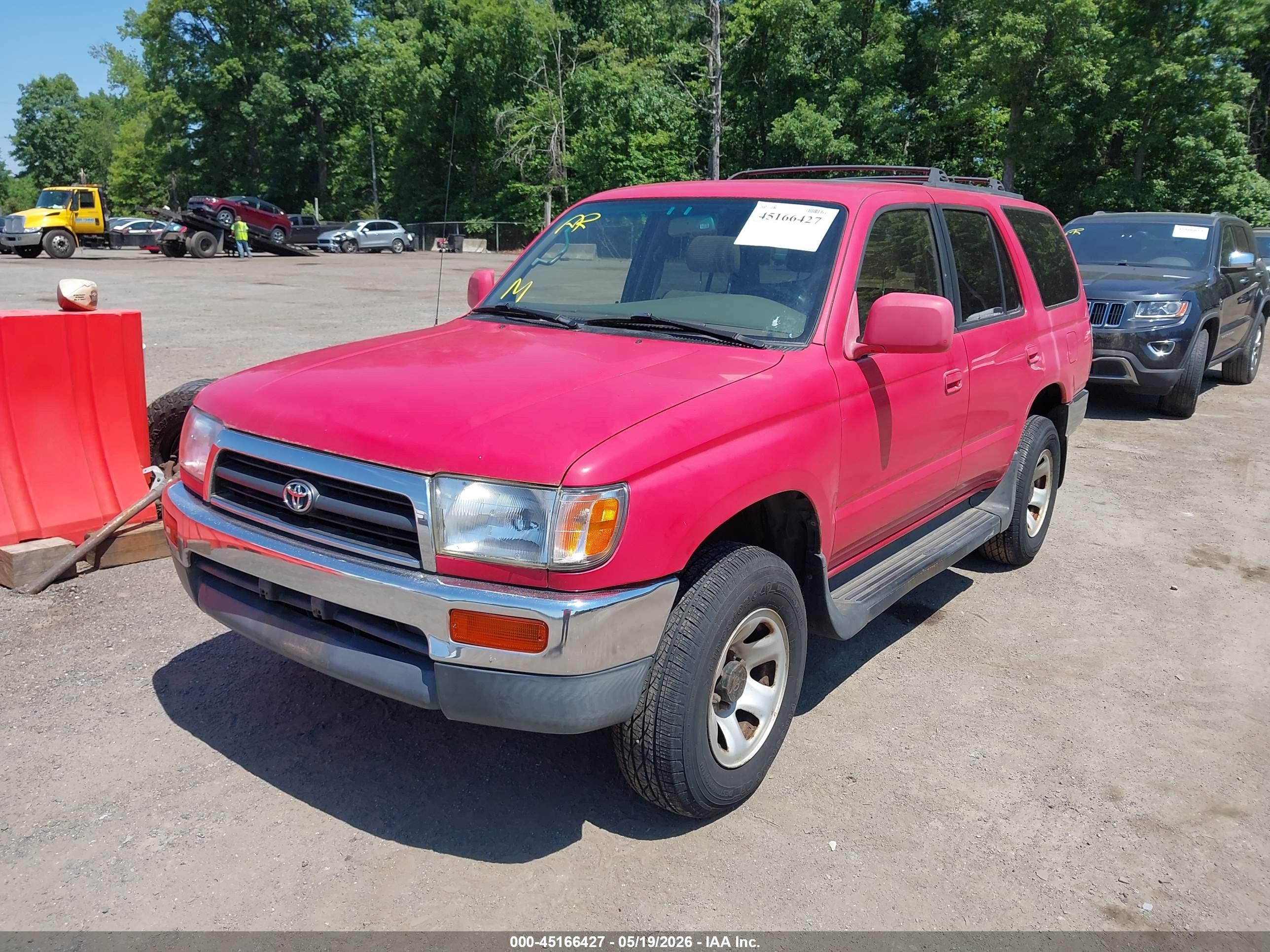 1998 Toyota 4runner Sr5 V6 Red vin: JT3HN86R0W0169733