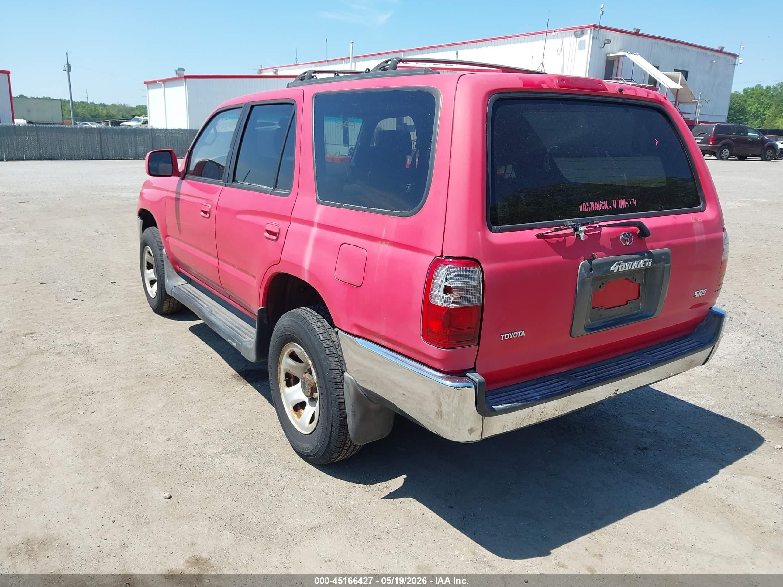 1998 Toyota 4runner Sr5 V6 Red vin: JT3HN86R0W0169733