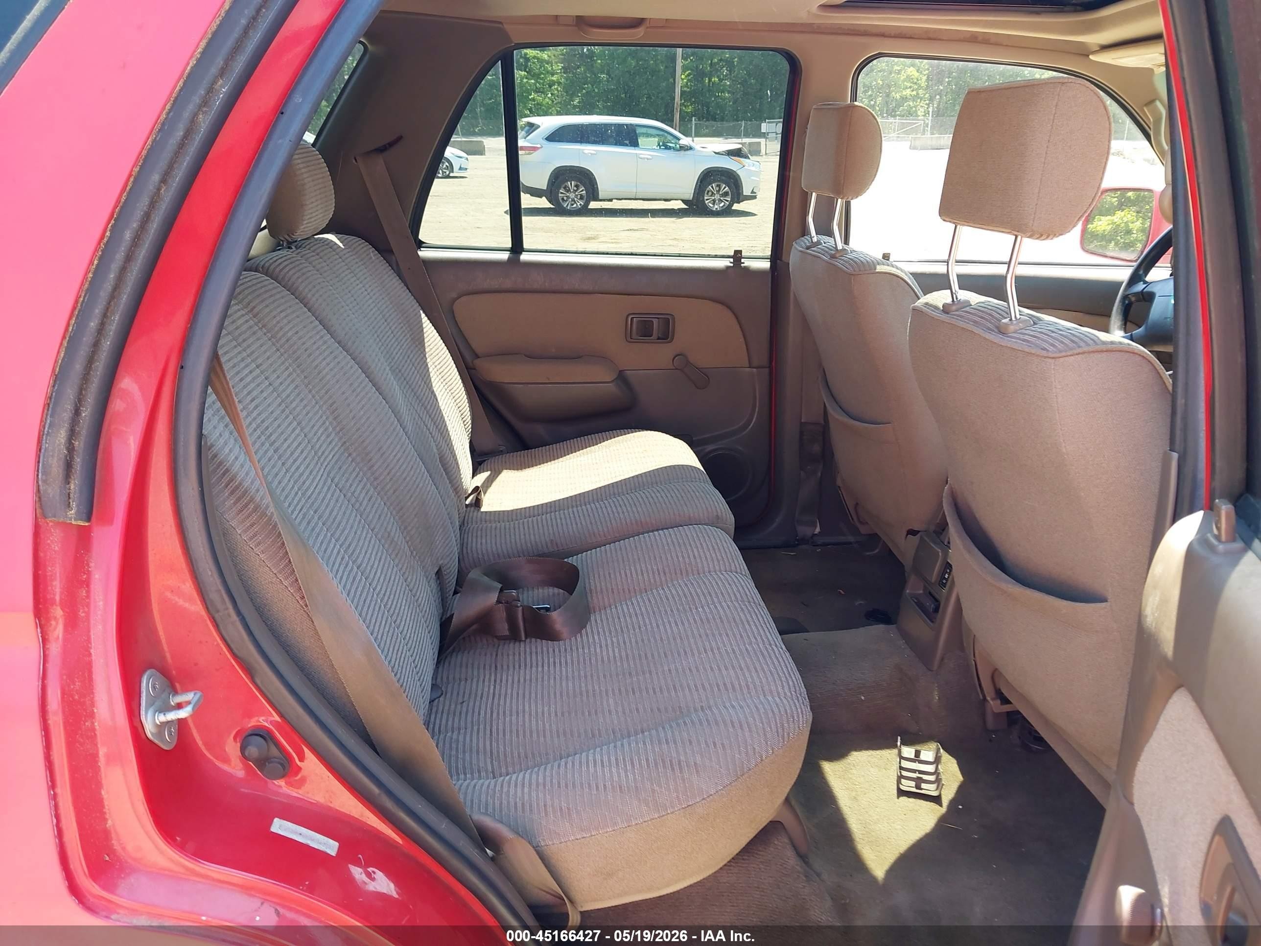 1998 Toyota 4runner Sr5 V6 Red vin: JT3HN86R0W0169733