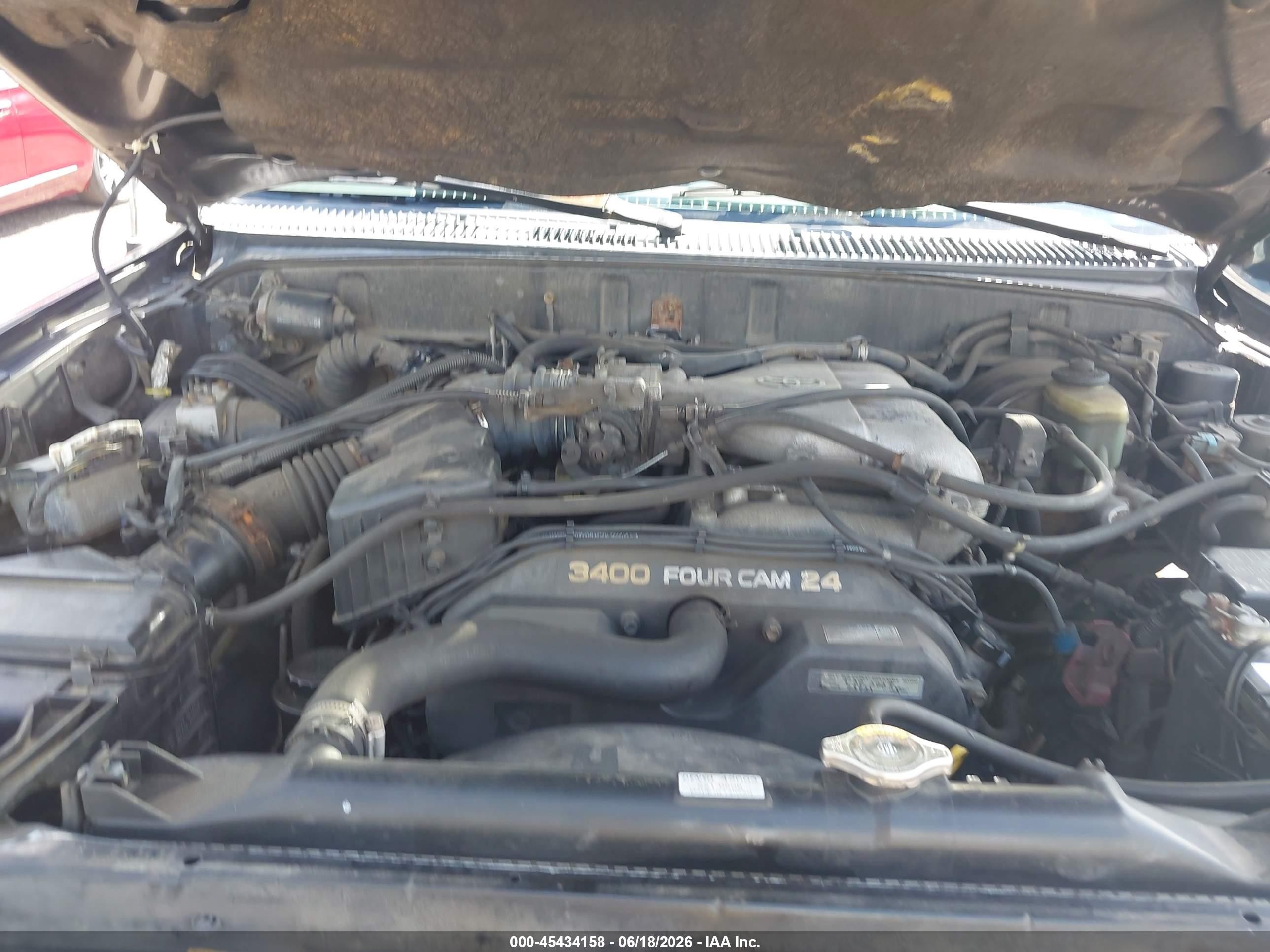 2000 Toyota 4runner Sr5 V6 Black vin: JT3HN86R0Y0296596