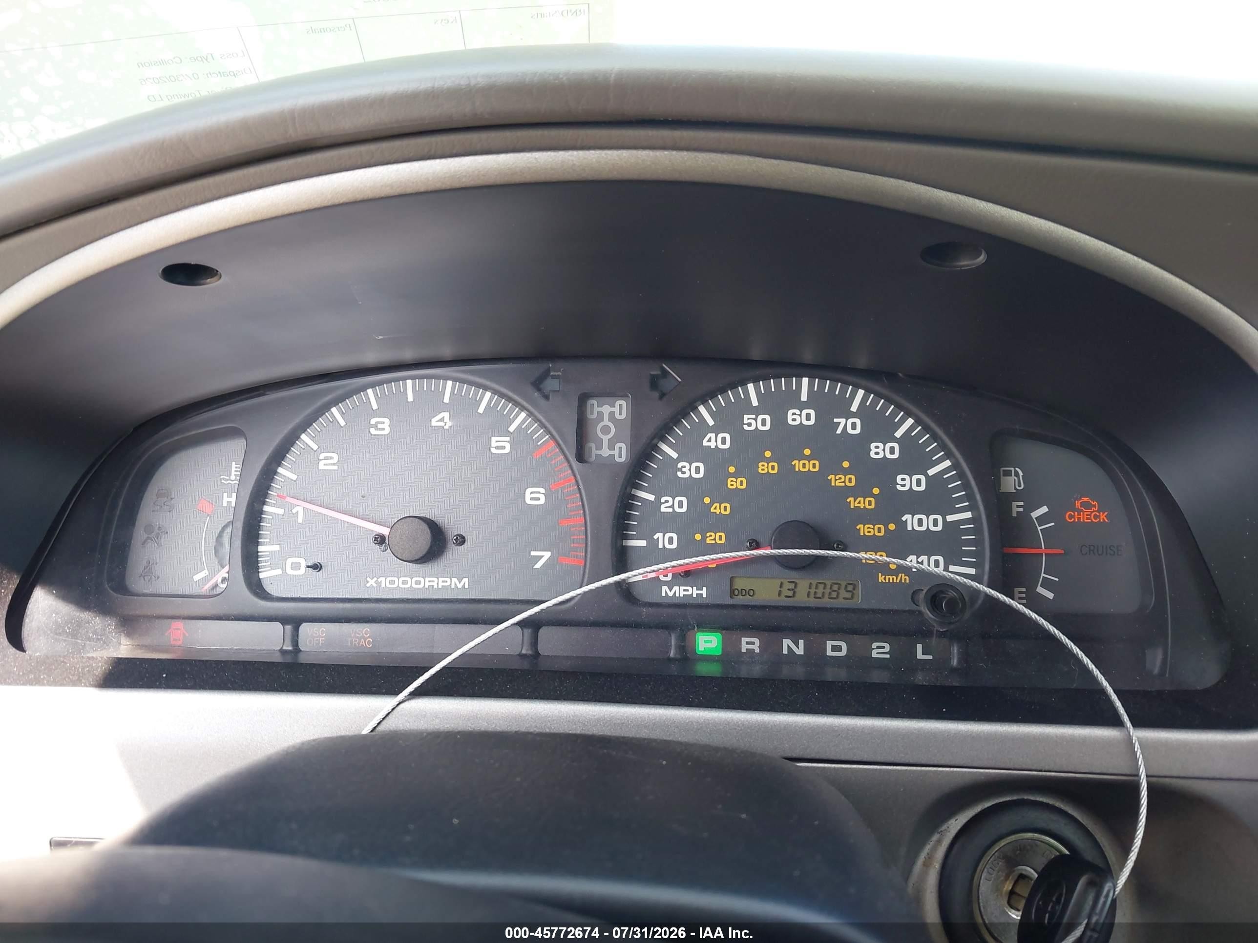 2001 Toyota 4runner Sr5 V6 Silver vin: JT3HN86R110350882