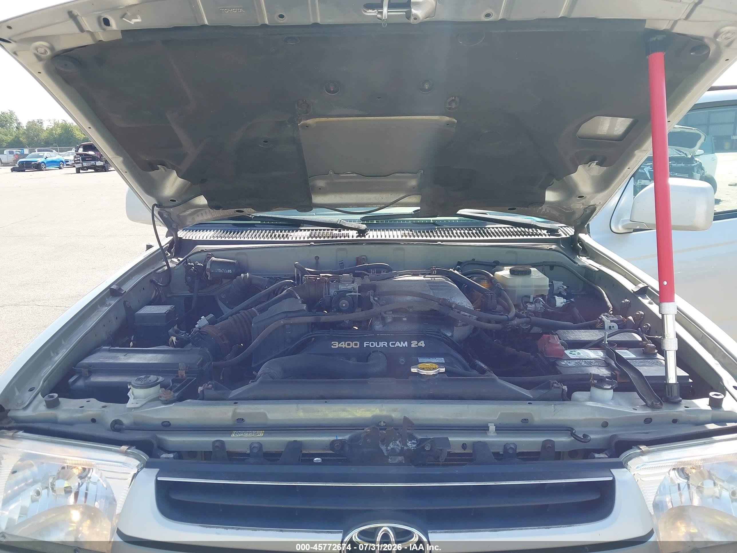 2001 Toyota 4runner Sr5 V6 Silver vin: JT3HN86R110350882