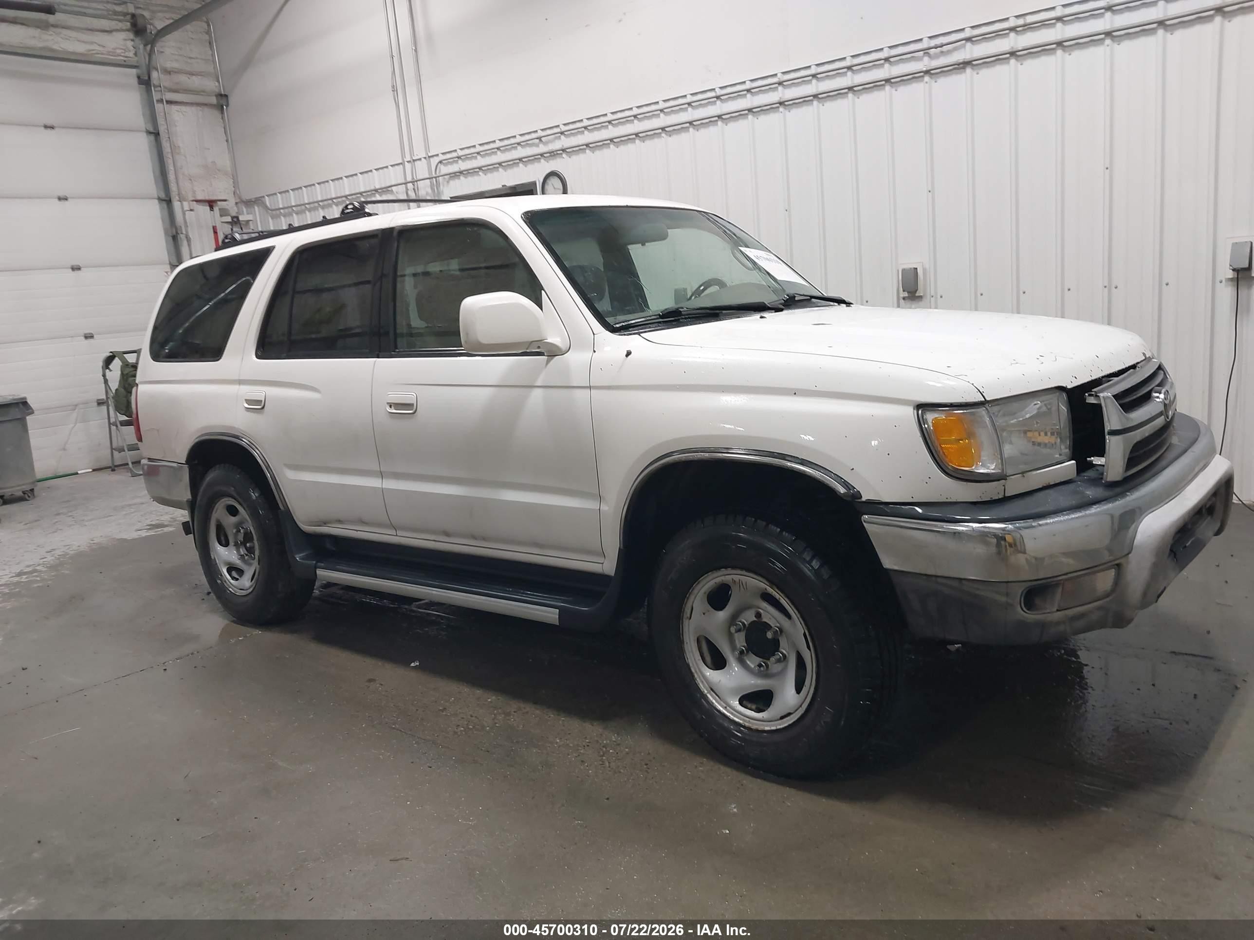 2001 Toyota 4runner Sr5 V6 Белый vin: JT3HN86R110358030