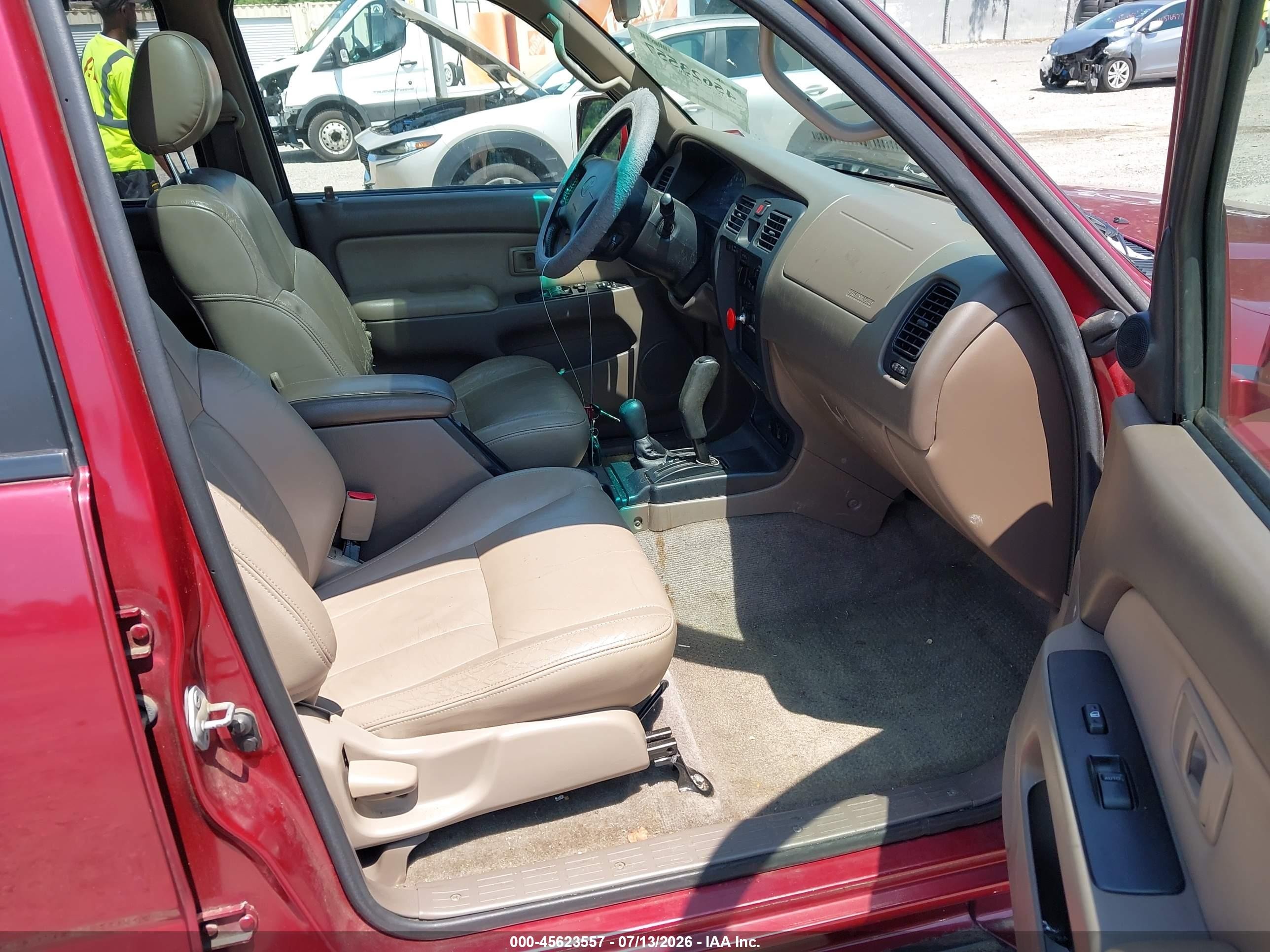 2002 Toyota 4runner Sr5 V6 Burgundy vin: JT3HN86R129073938