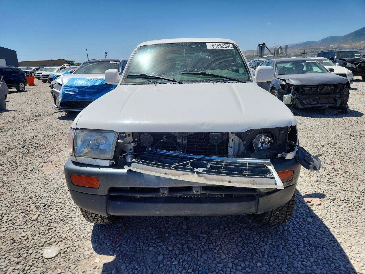 1996 Toyota 4runner Sr5 White vin: JT3HN86R1T0027208
