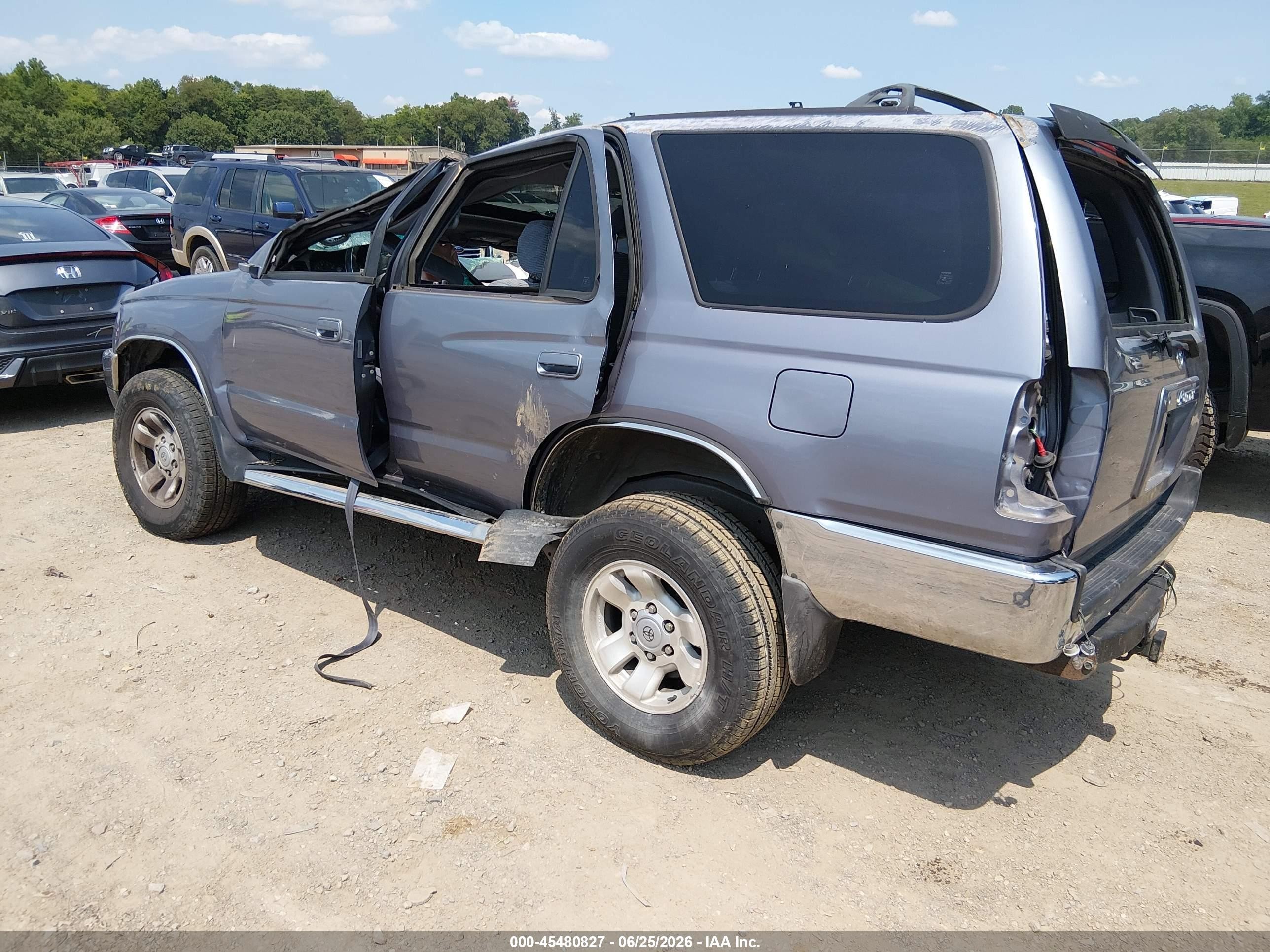 1996 Toyota 4runner Sr5 Gray vin: JT3HN86R1T0050441
