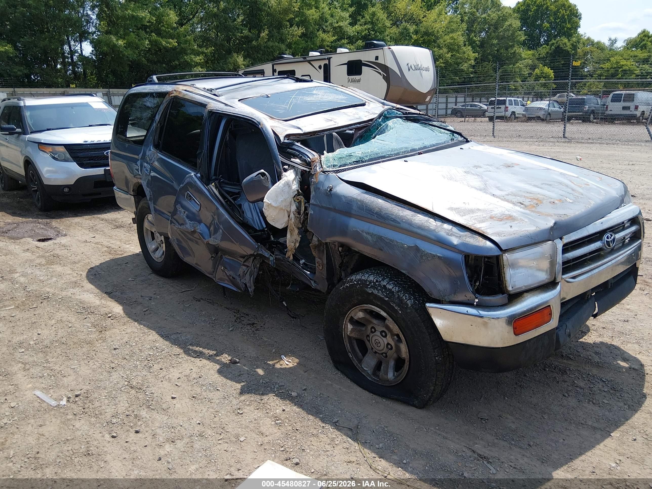1996 Toyota 4runner Sr5 Gray vin: JT3HN86R1T0050441