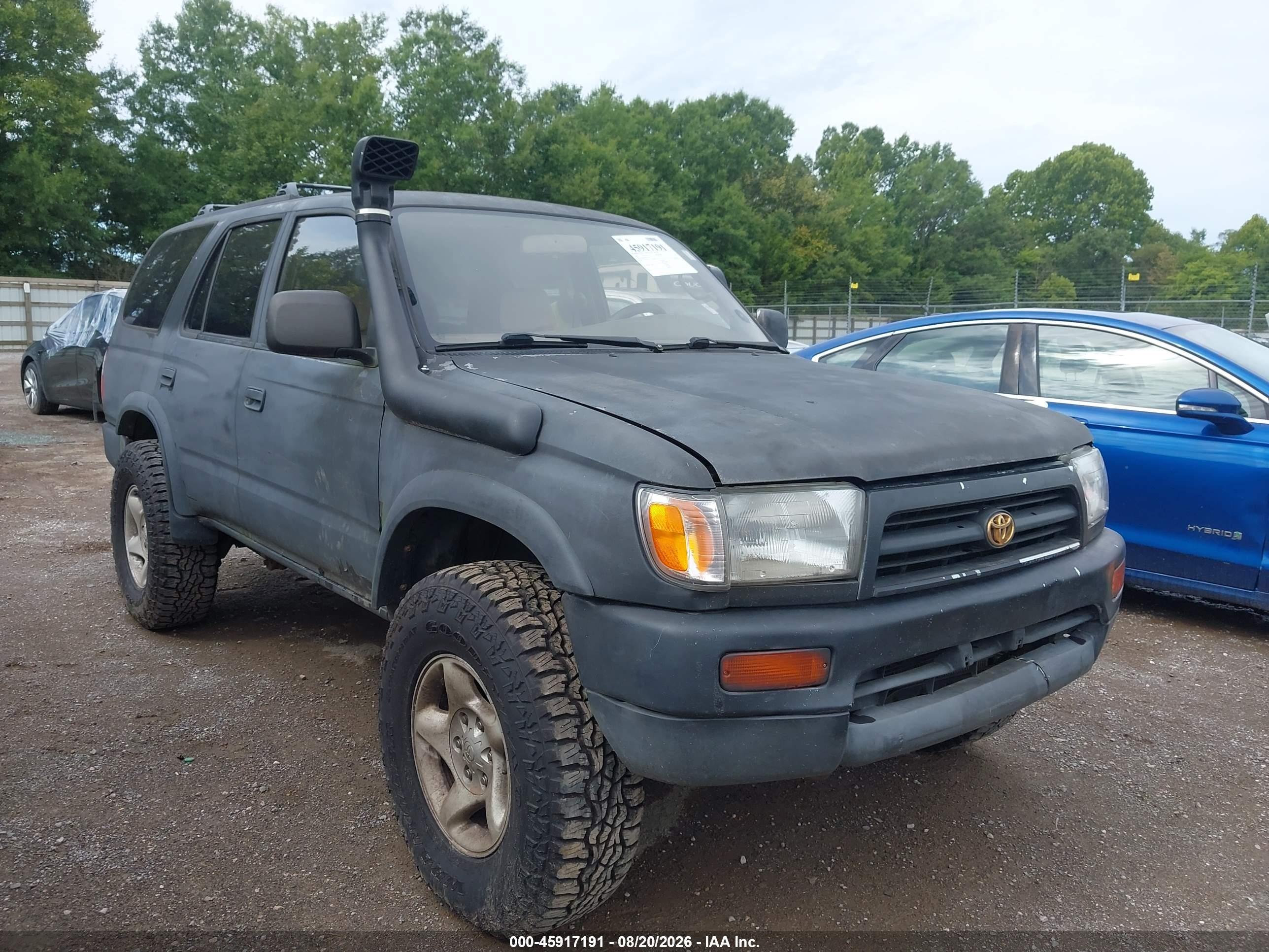 1998 Toyota 4runner Sr5 V6 Gray vin: JT3HN86R1W0157753