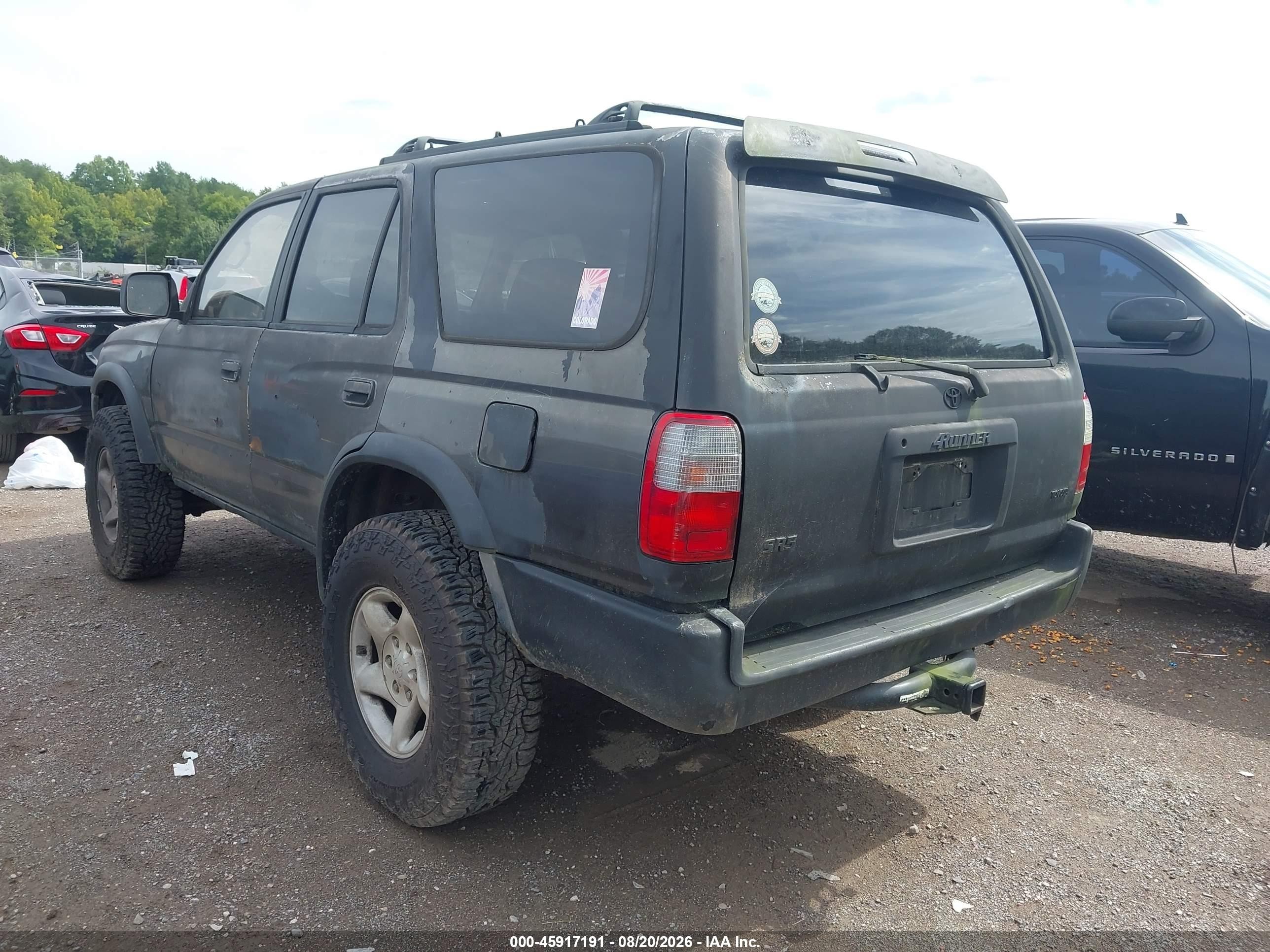 1998 Toyota 4runner Sr5 V6 Gray vin: JT3HN86R1W0157753
