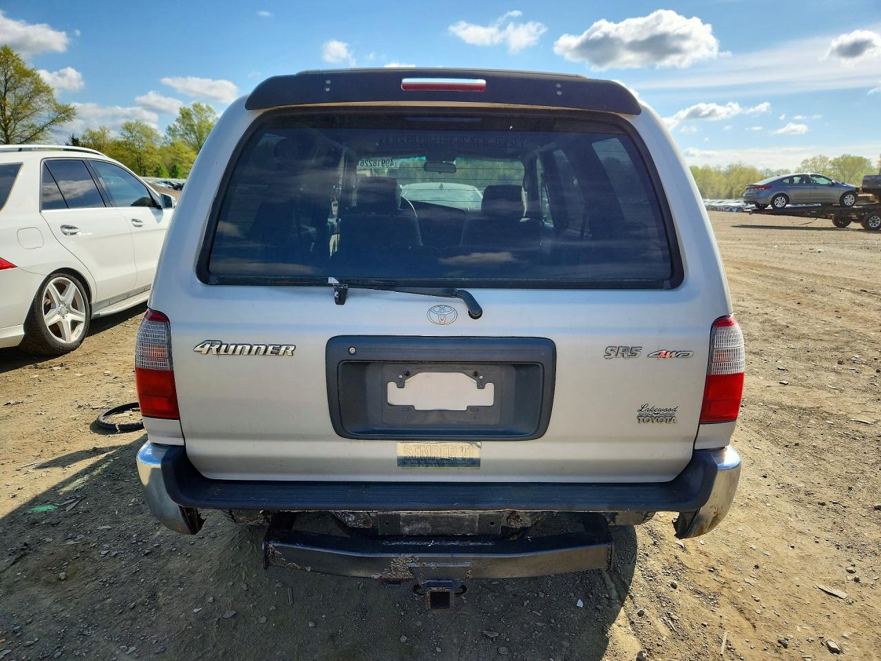 1999 Toyota 4runner Sr5 Silver vin: JT3HN86R1X0196540