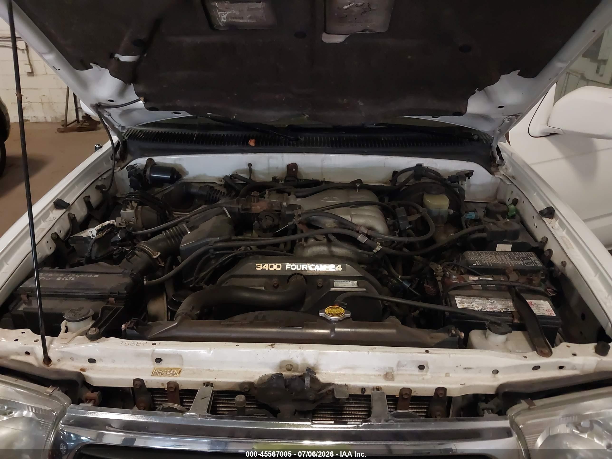 1999 Toyota 4runner Sr5 V6 White vin: JT3HN86R1X0231285