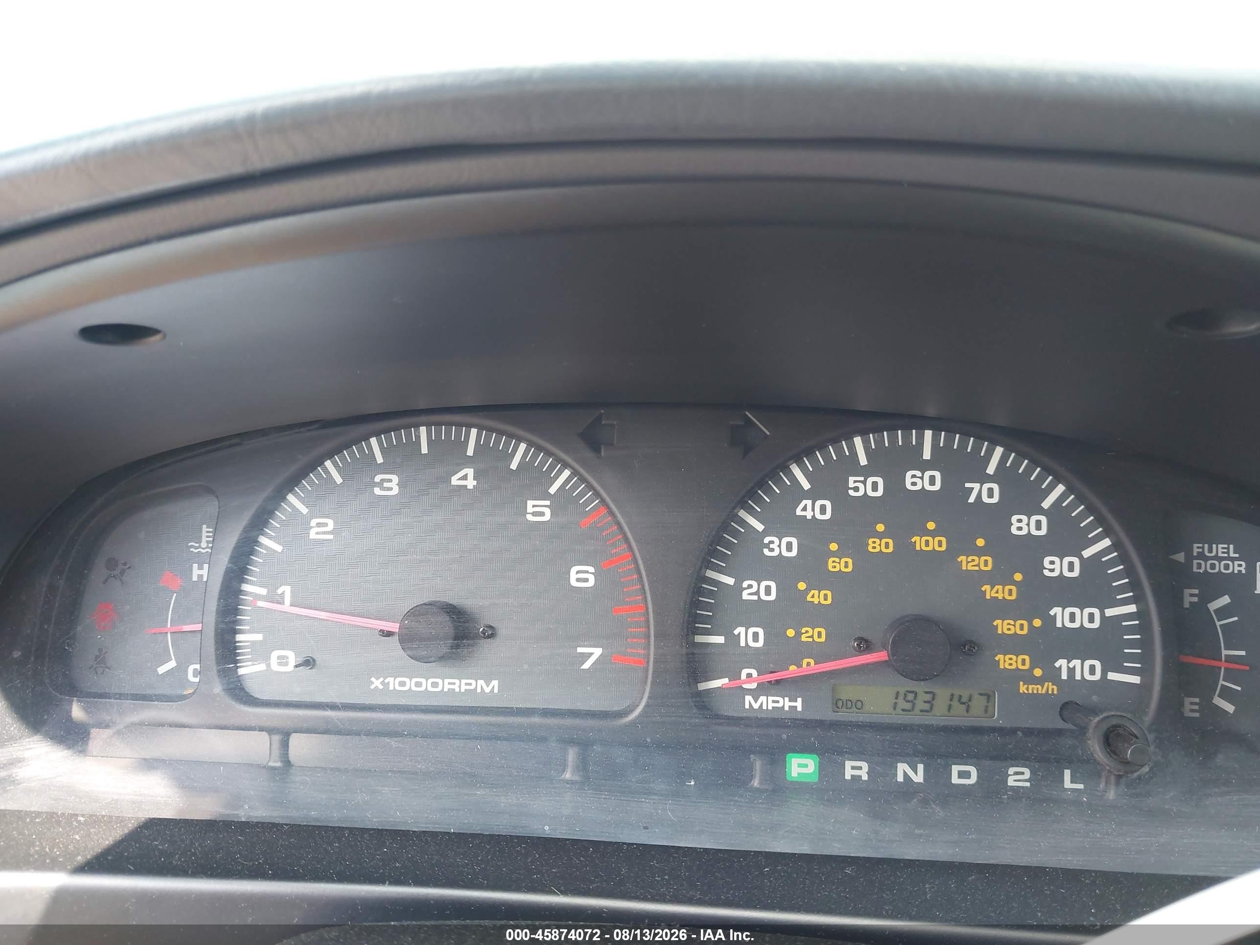 2000 Toyota 4runner Sr5 V6 Silver vin: JT3HN86R1Y0287003