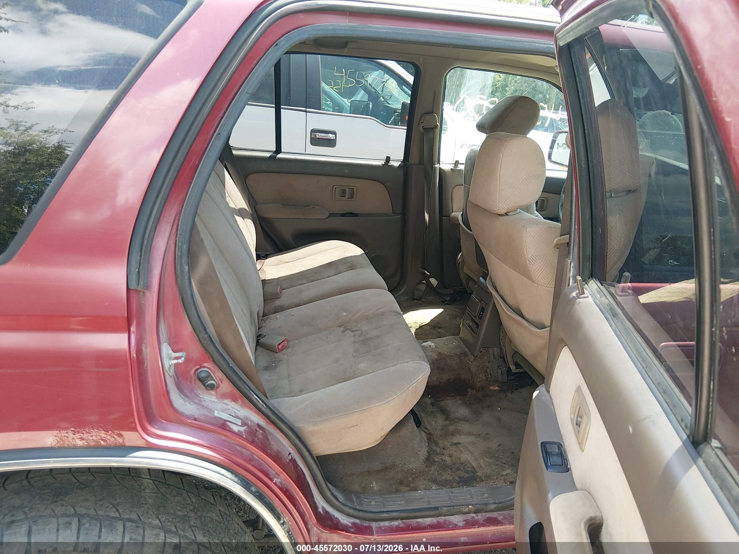 2001 Toyota 4runner Sr5 V6 Maroon vin: JT3HN86R210348090