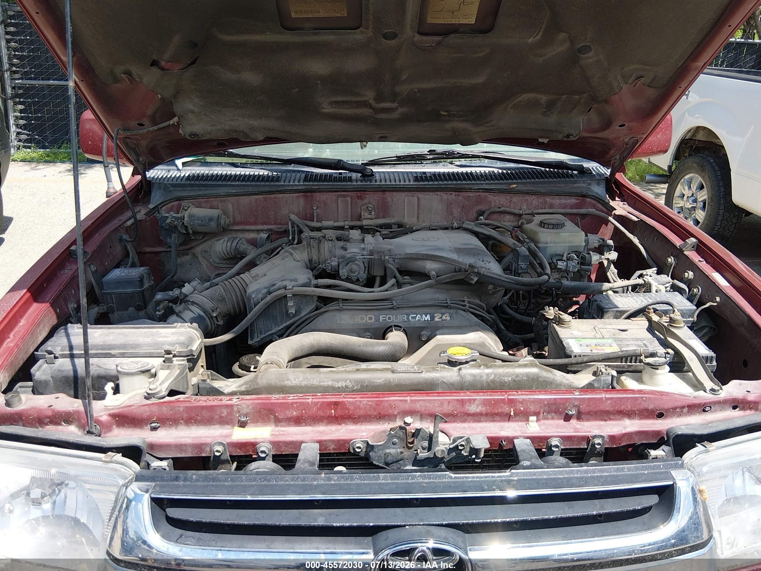2001 Toyota 4runner Sr5 V6 Maroon vin: JT3HN86R210348090