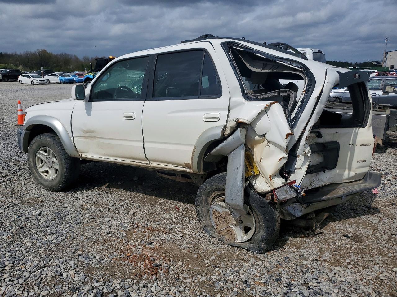 2001 Toyota 4runner White vin: JT3HN86R210348882