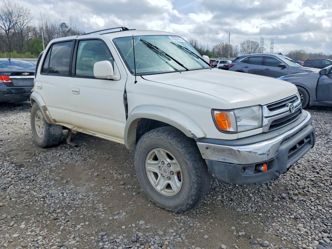 2001 Toyota 4runner White vin: JT3HN86R210348882
