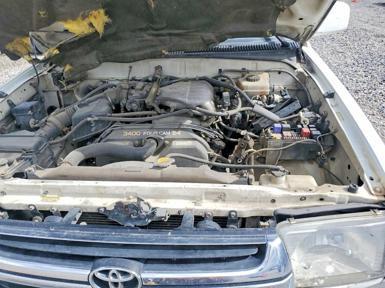 2001 Toyota 4runner White vin: JT3HN86R210348882