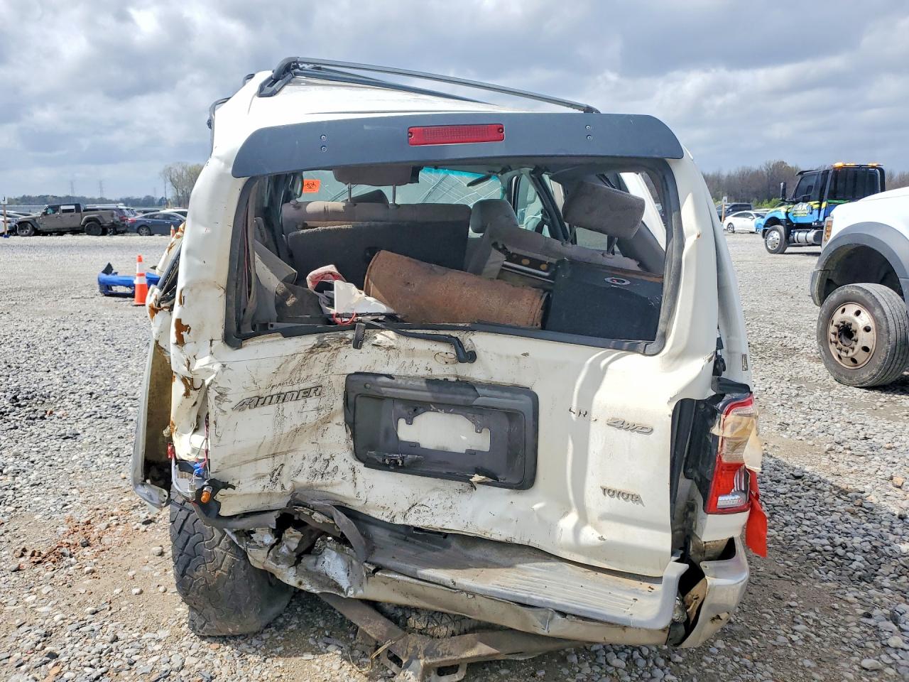 2001 Toyota 4runner White vin: JT3HN86R210348882