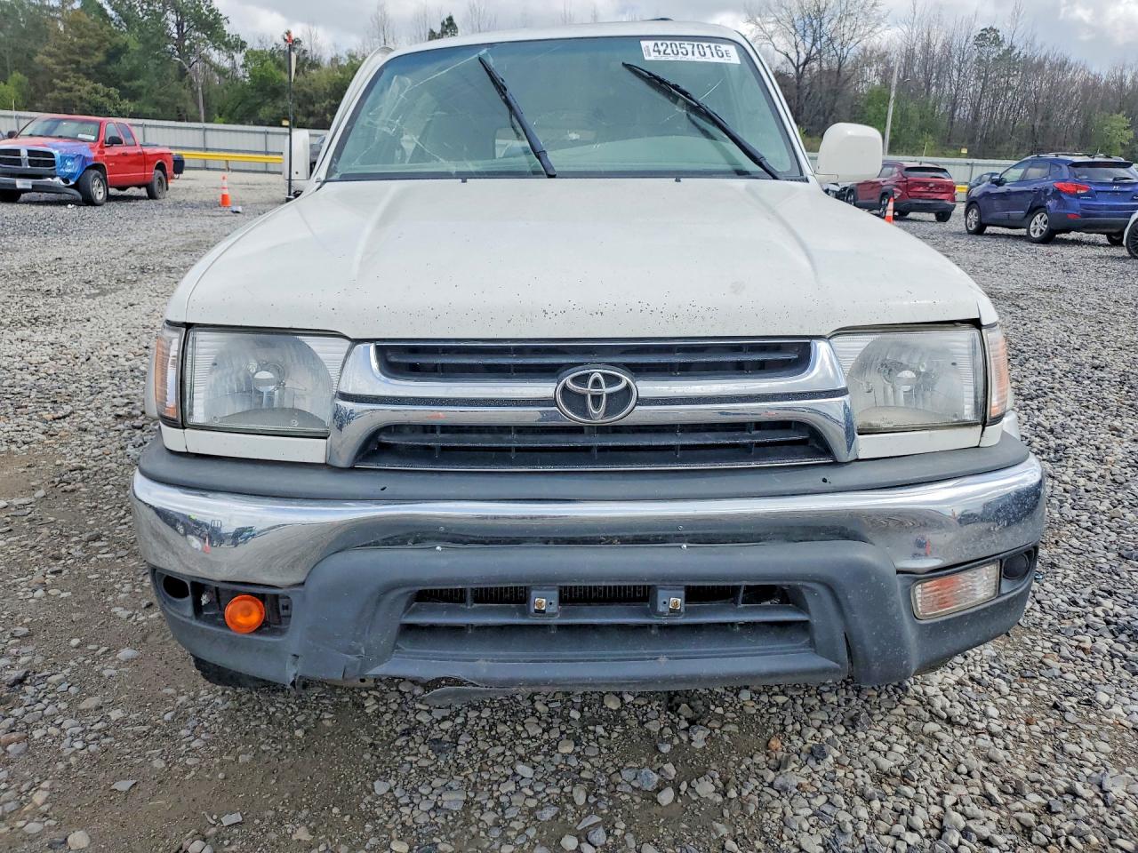 2001 Toyota 4runner White vin: JT3HN86R210348882