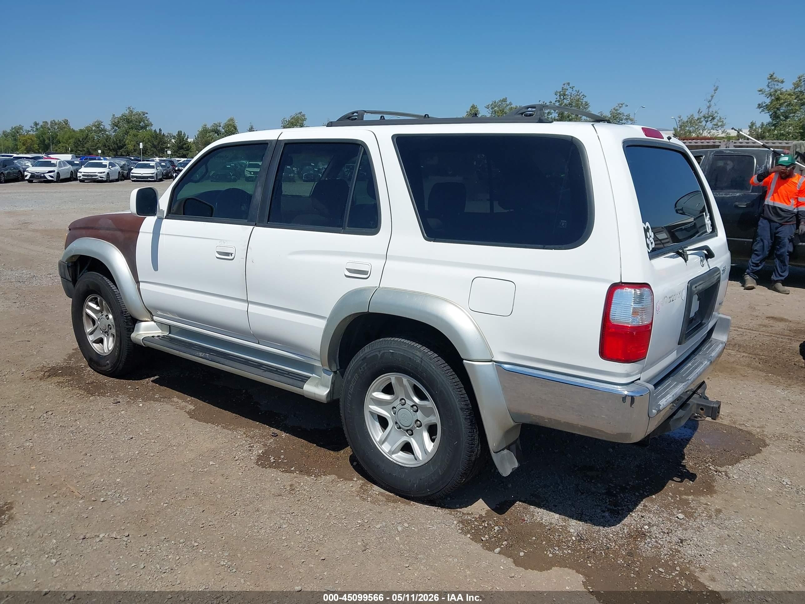 2001 Toyota 4runner Sr5 V6 White vin: JT3HN86R219055253