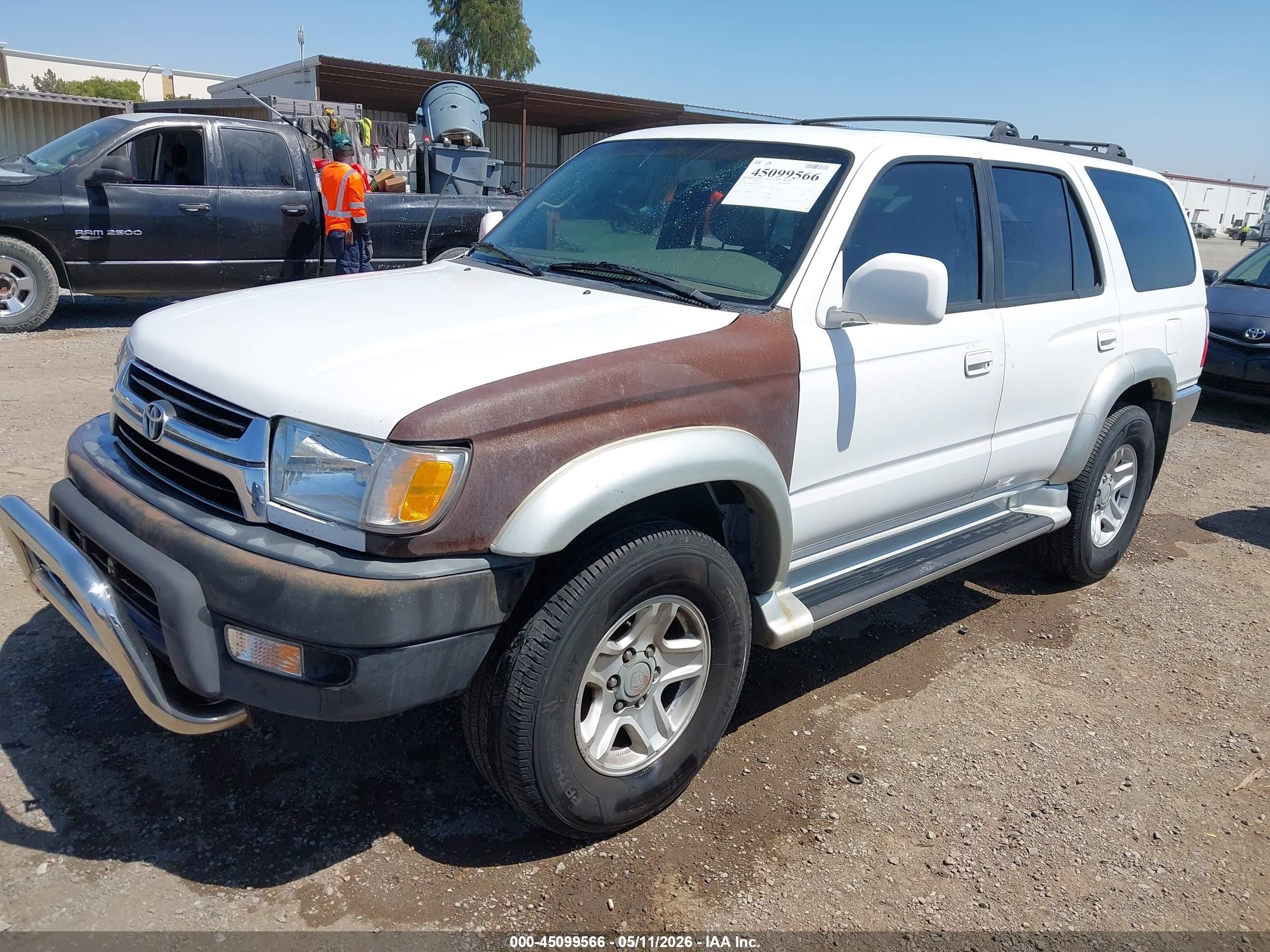 2001 Toyota 4runner Sr5 V6 White vin: JT3HN86R219055253