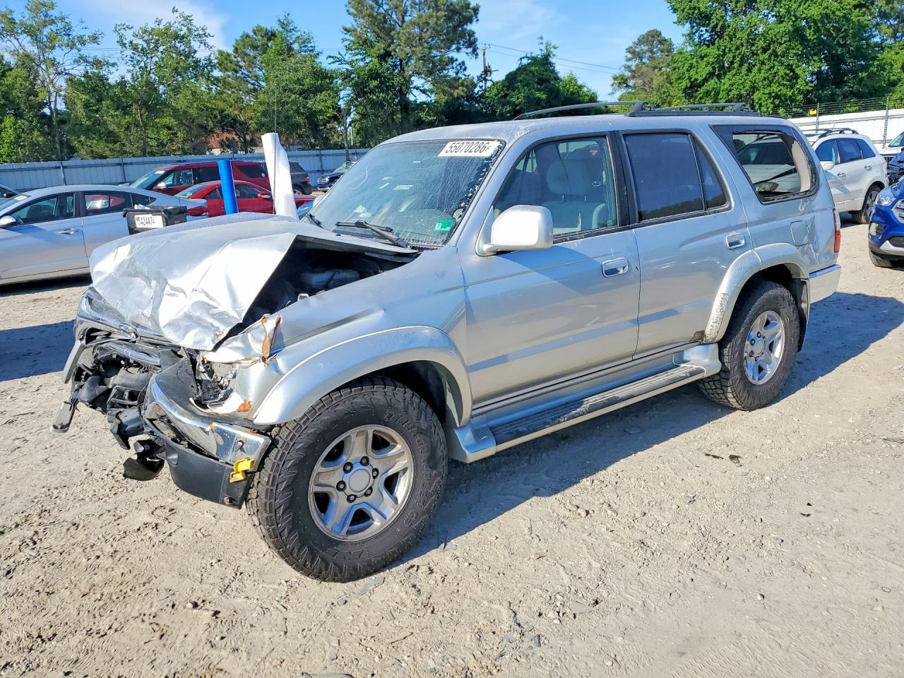 2002 Toyota 4runner Sr5 Silver vin: JT3HN86R220362749