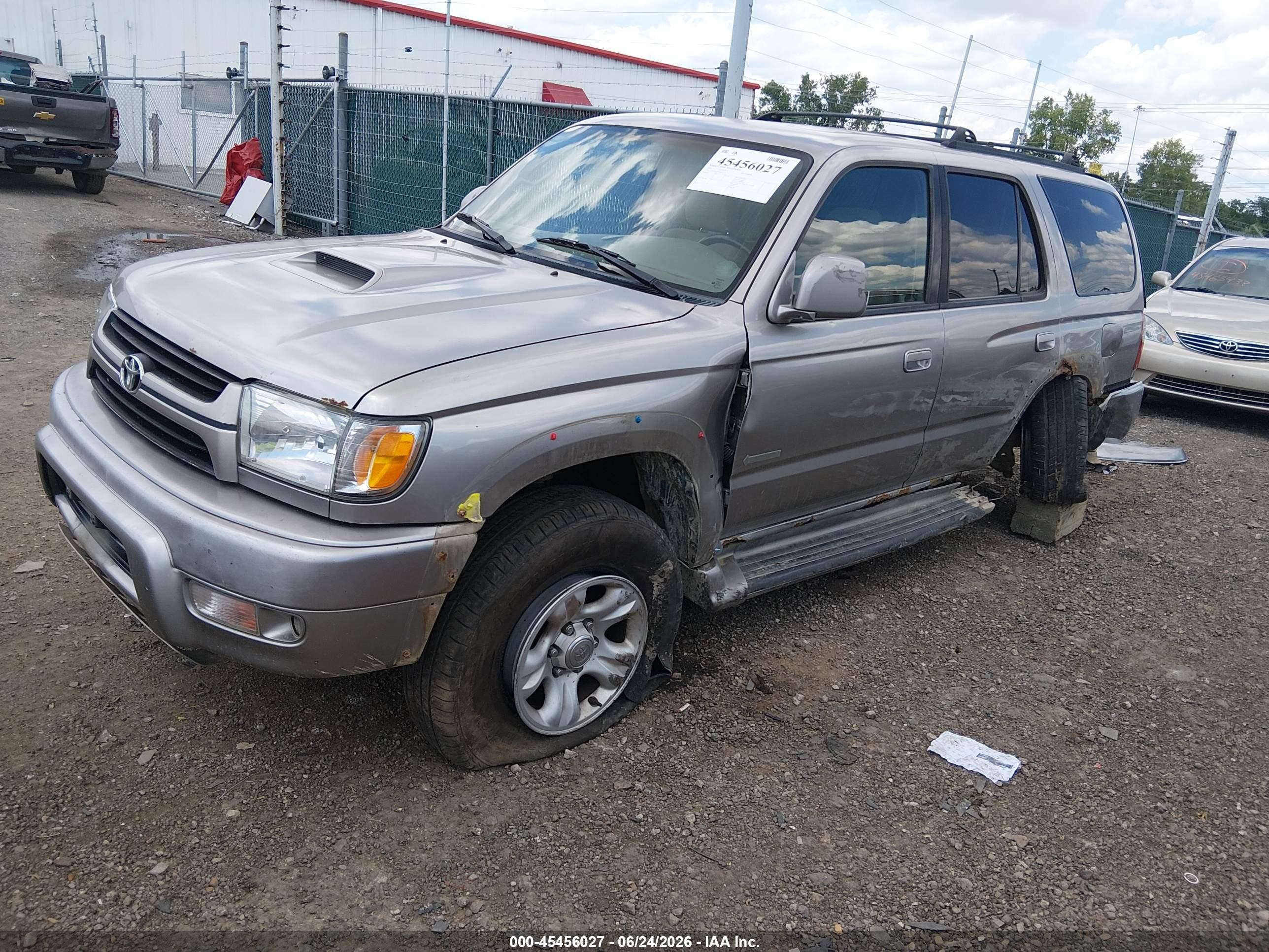 2002 Toyota 4runner Sr5 V6 Silver vin: JT3HN86R220366526