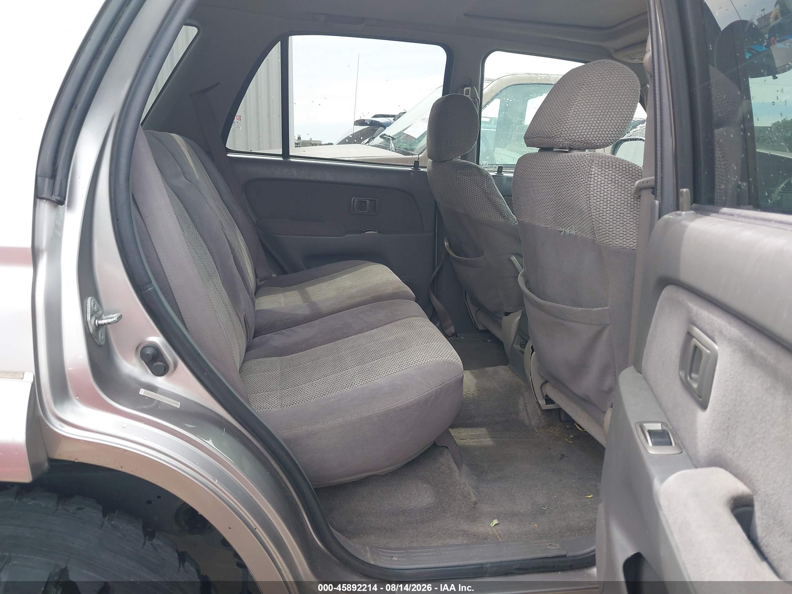 2002 Toyota 4runner Sr5 V6 Gray vin: JT3HN86R220367448